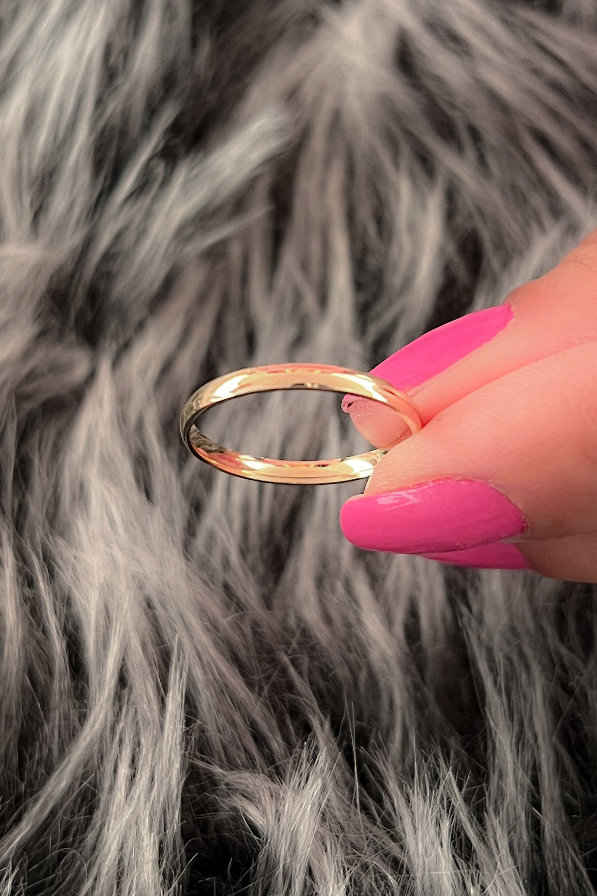 14 Ayar Altın 2 mm Bombeli Kadın Klasik Alyans - Fiyonk Kuyumculuk (1)