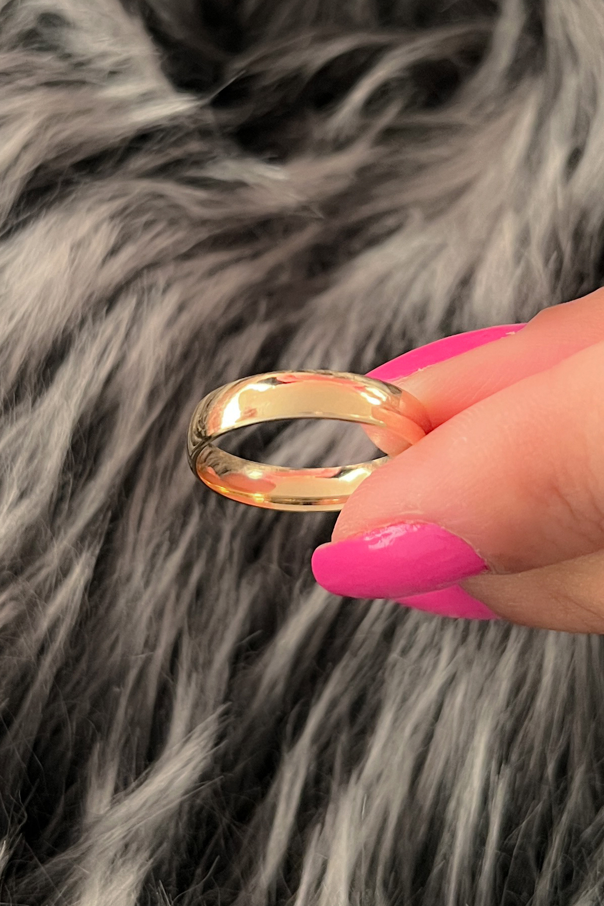 14 Ayar Altın 4 mm Bombeli Kadın Klasik Alyans - Fiyonk Kuyumculuk (1)