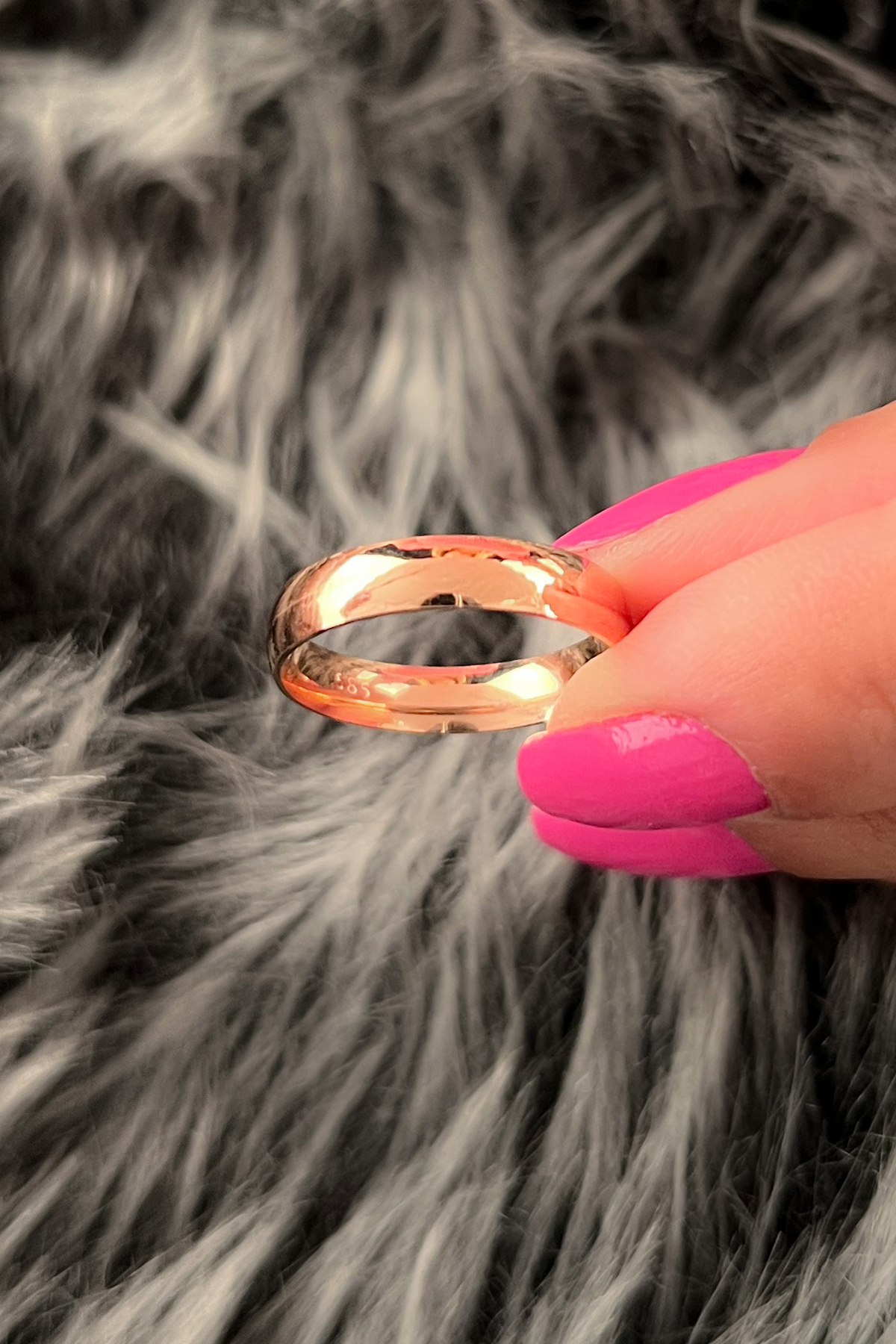 14 Ayar Altın 4 mm Bombeli Kadın Klasik Alyans - Fiyonk Kuyumculuk (1)