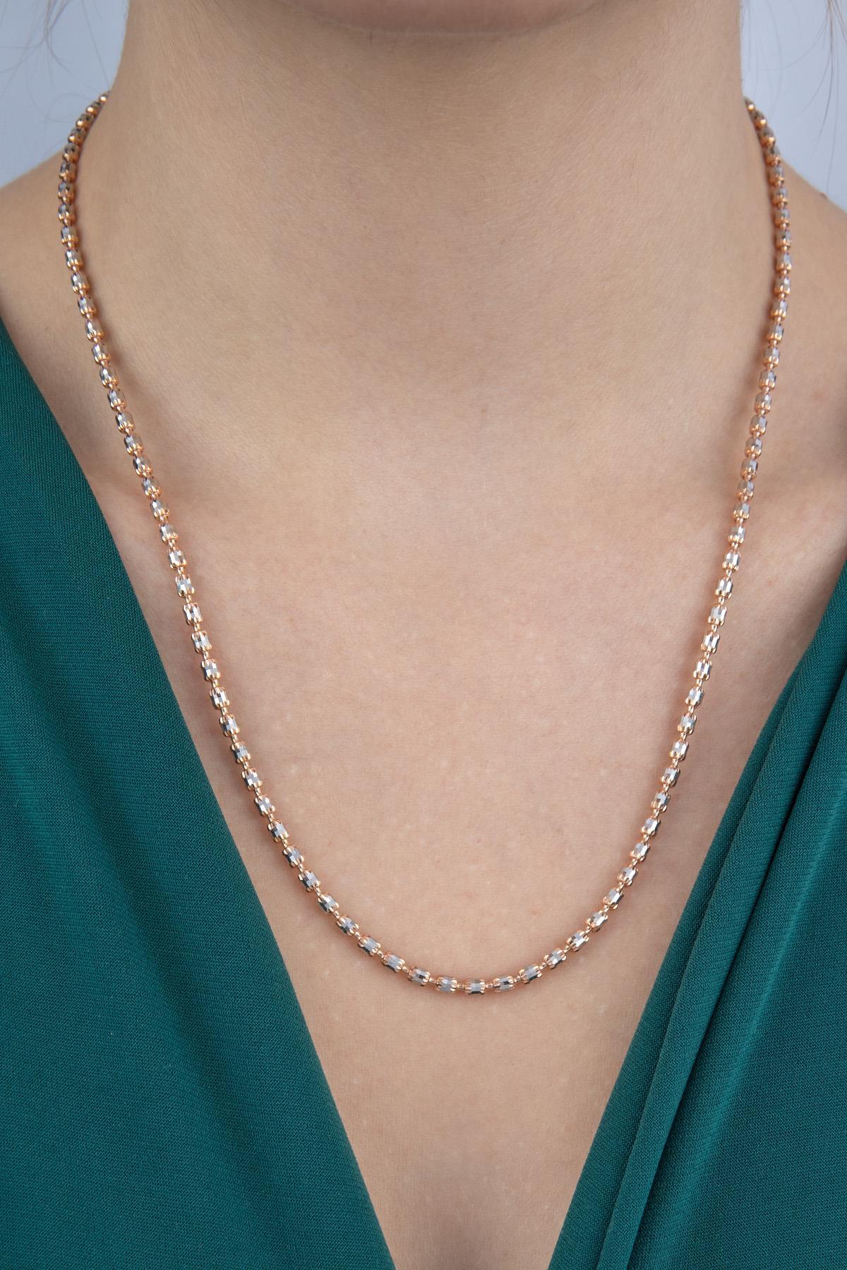 14 Ayar Altın Adelle Kolye - Fiyonk Kuyumculuk