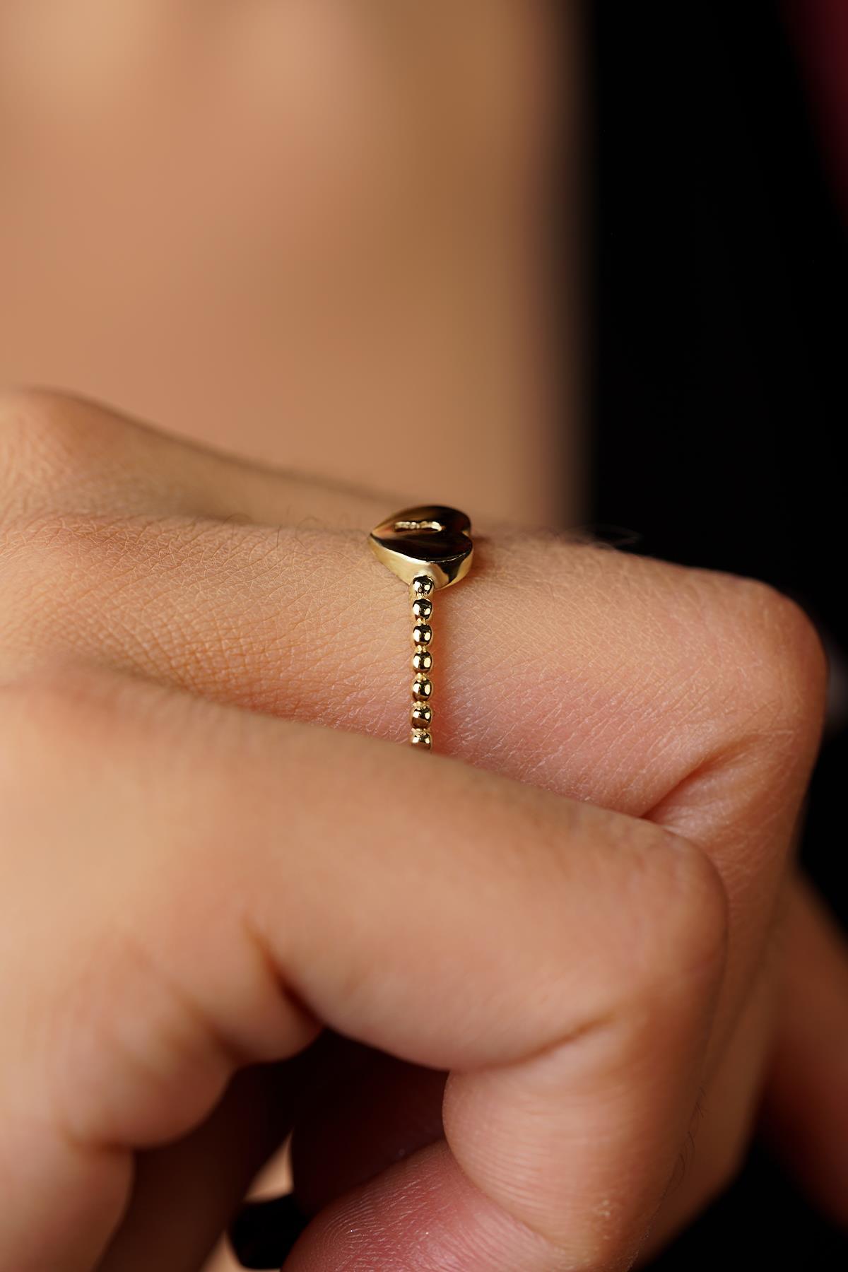 14 Ayar Altın Aşk Kiliti Yüzük - Fiyonk Kuyumculuk (1)