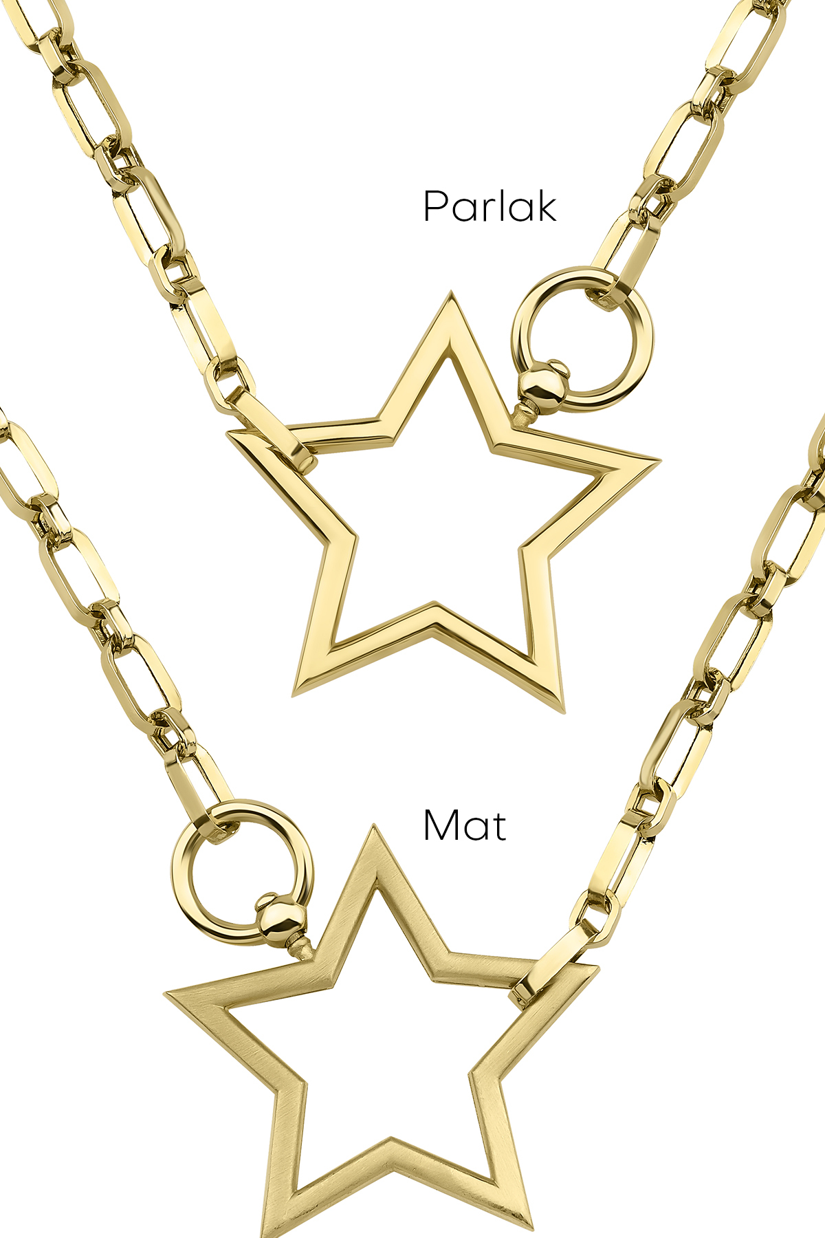 14 Ayar Altın Asteria Işığı Kolye - Fiyonk Kuyumculuk (1)