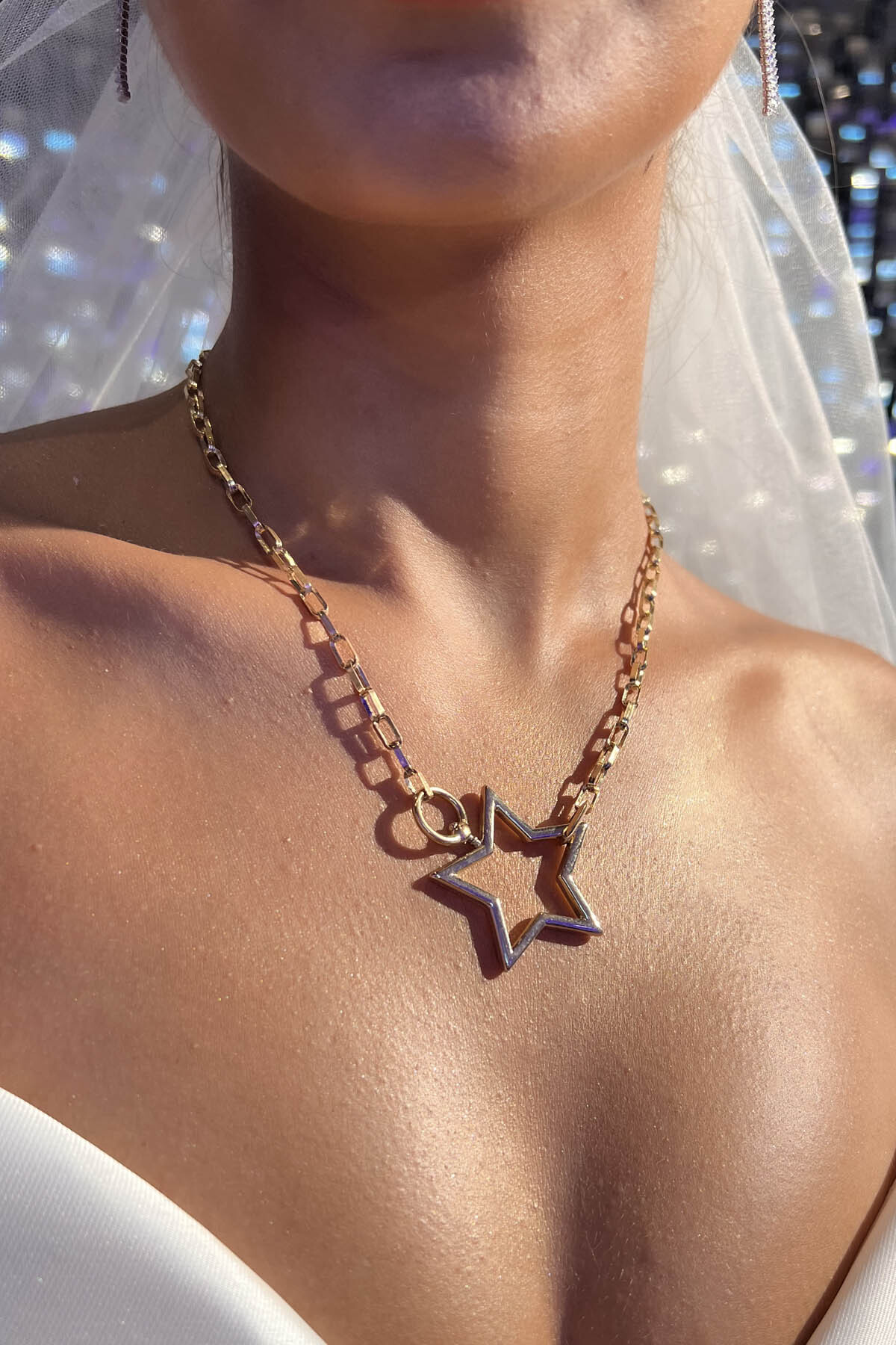 14 Ayar Altın Asteria Işığı Kolye (Doya Doya Moda 7. Hafta Ödülü) - Fiyonk Kuyumculuk (1)