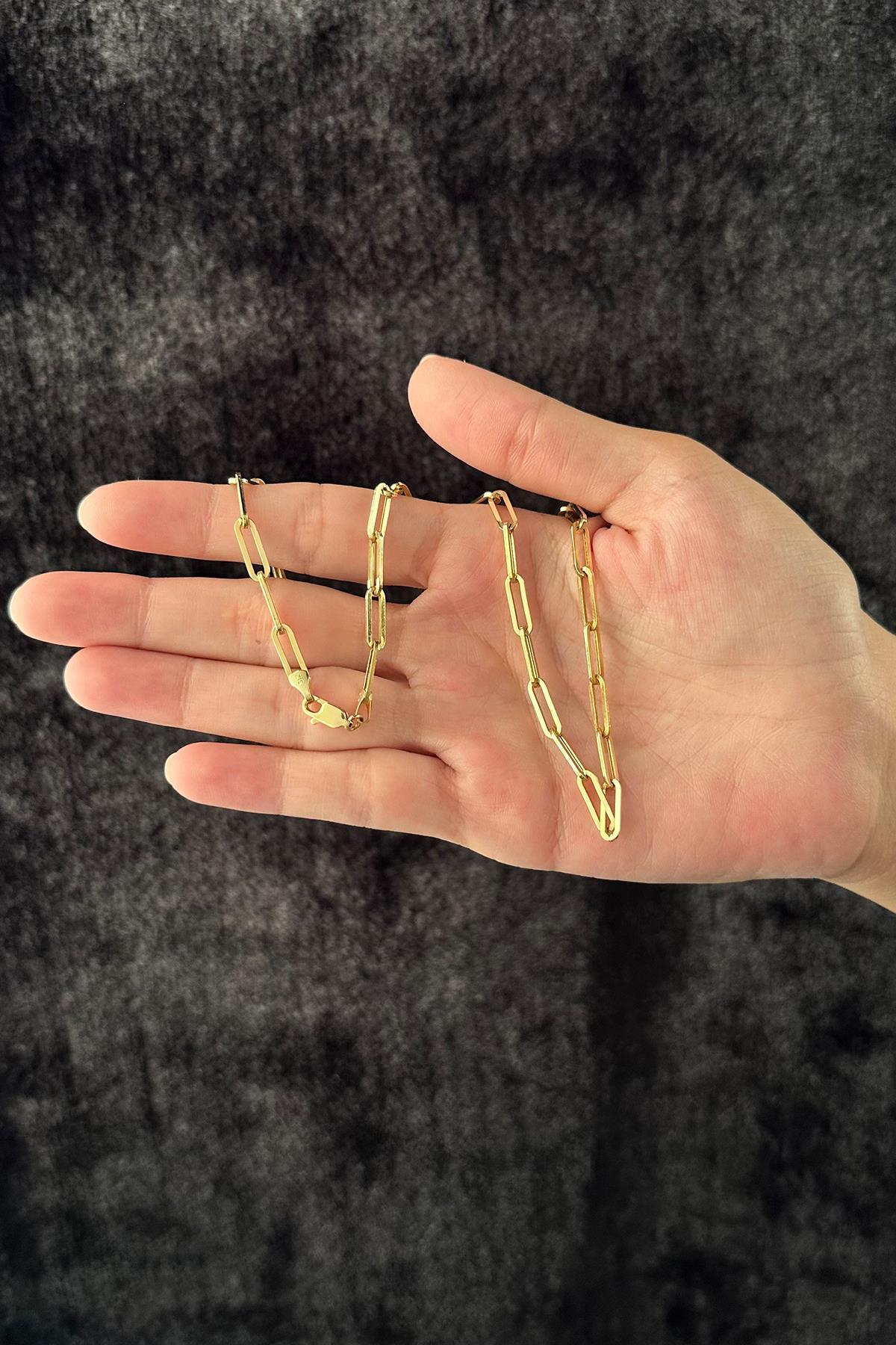 14 Ayar Altın Ataç Zincir 4.20 mm - Fiyonk Kuyumculuk (1)