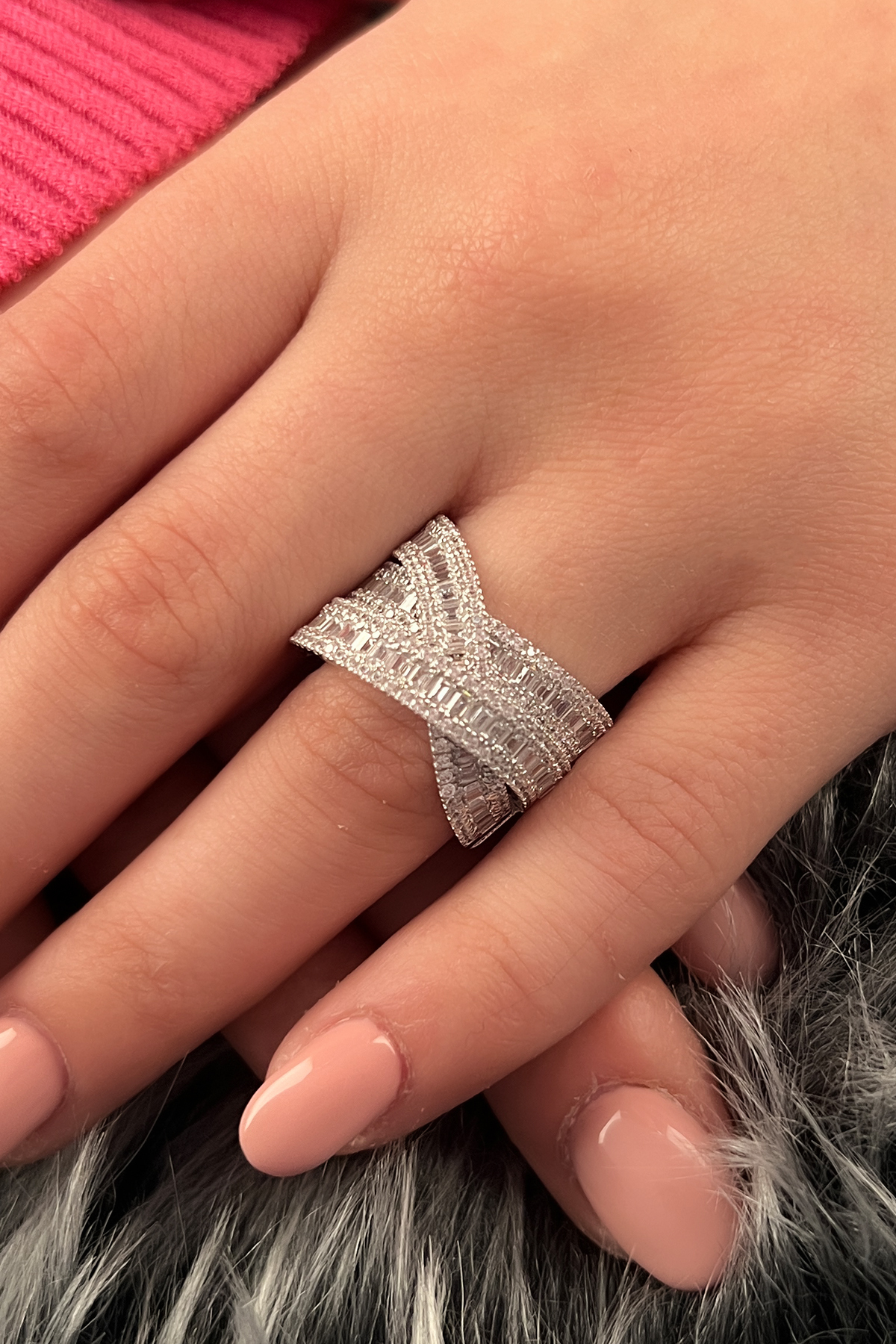 14 Ayar Altın Baget Düğümü Yüzük - Fiyonk Kuyumculuk (1)