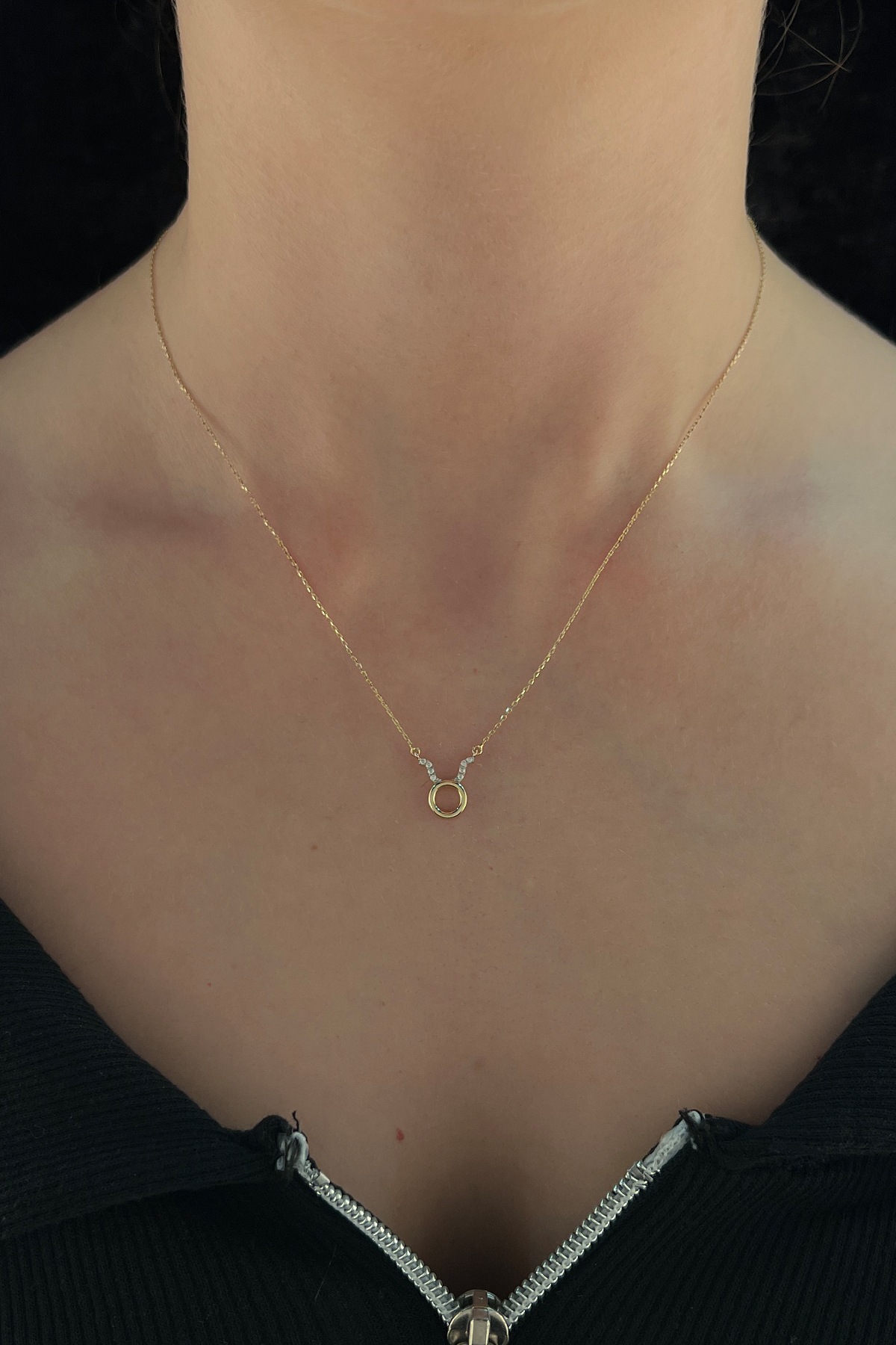 14 Ayar Altın Boğa Burcu Kolye - Fiyonk Kuyumculuk (1)