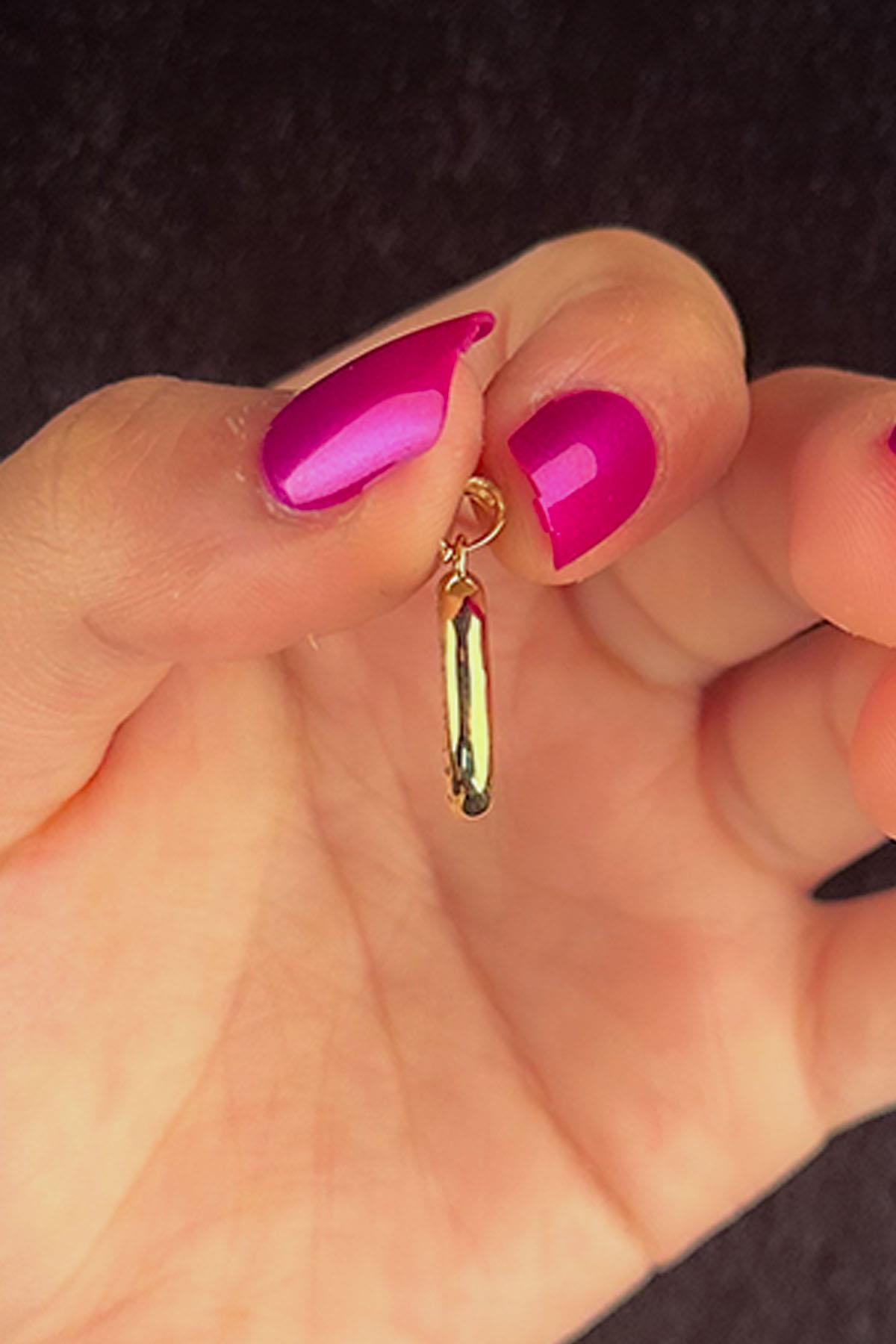 14 Ayar Altın C Harf Kolye Ucu - Fiyonk Kuyumculuk (1)