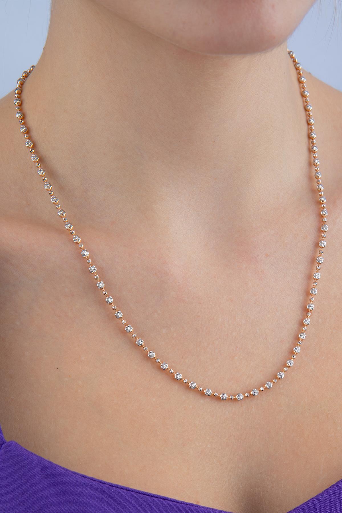 14 Ayar Altın Catherine Luxury Kolye - Fiyonk Kuyumculuk