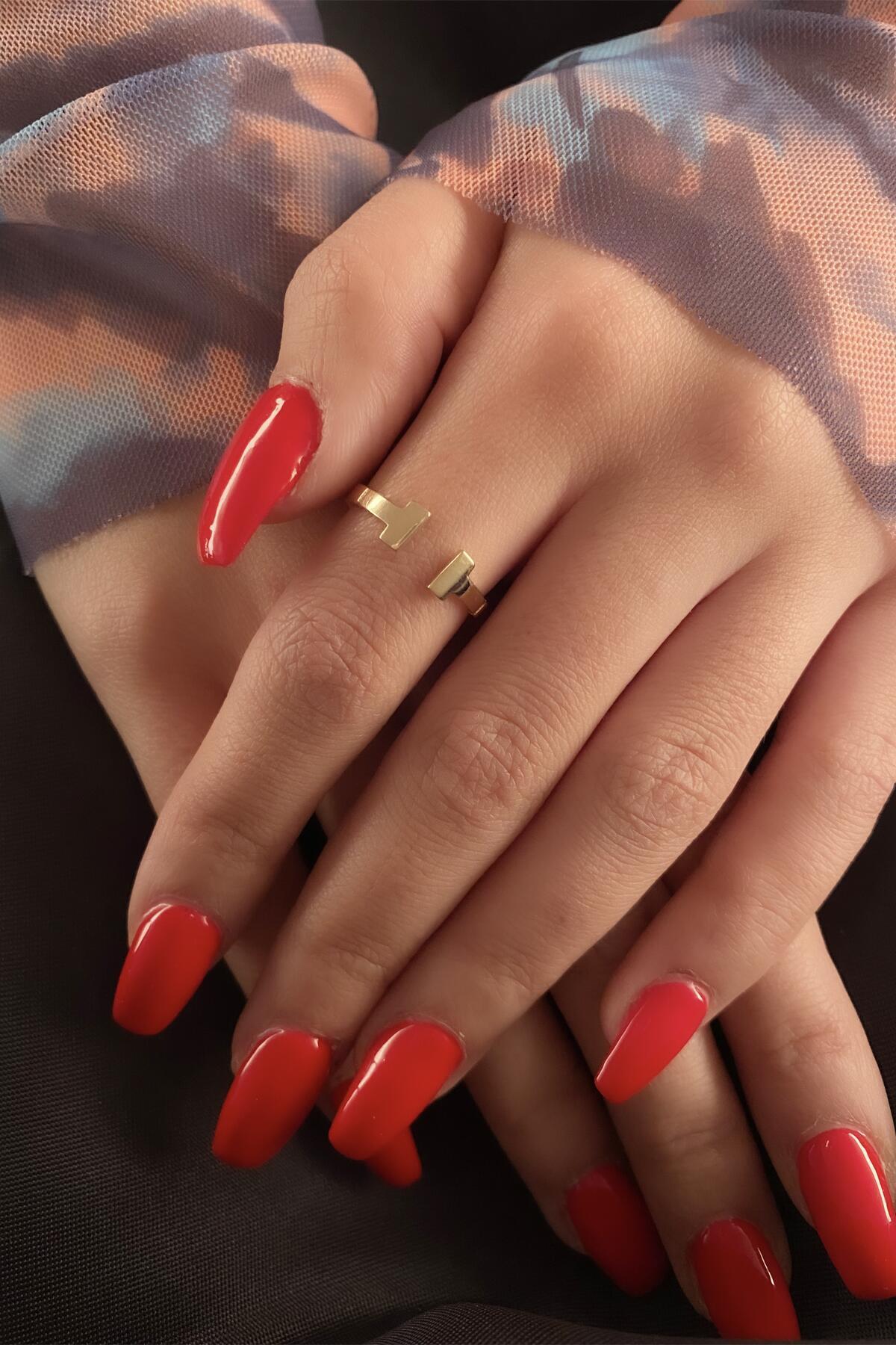 14 Ayar Altın Çift Başlı Yüzük - Fiyonk Kuyumculuk (1)