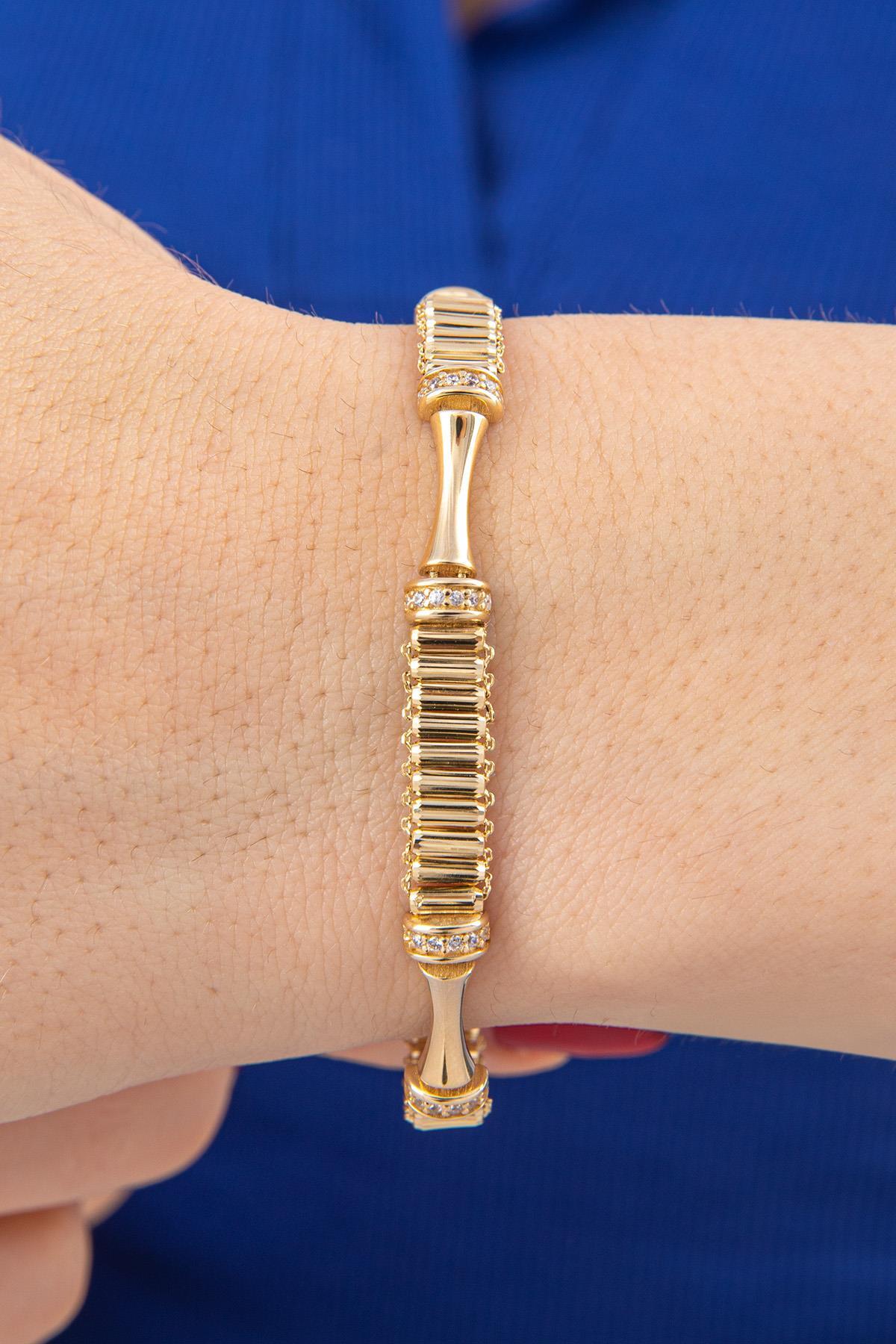 14 Ayar Altın Clara Bileklik - Fiyonk Kuyumculuk