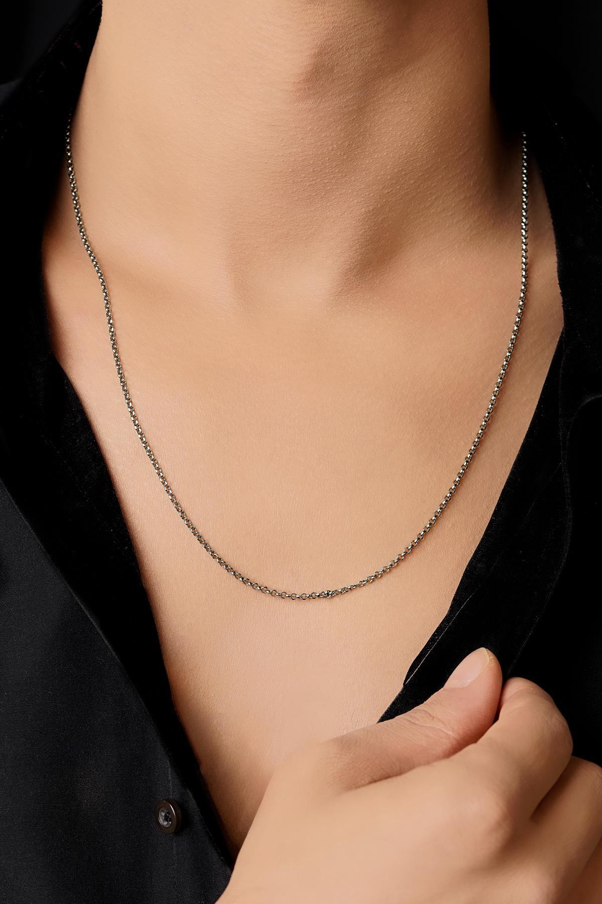 14 Ayar Altın Doch Erkek Zincir 2.10 mm - Fiyonk Kuyumculuk (1)