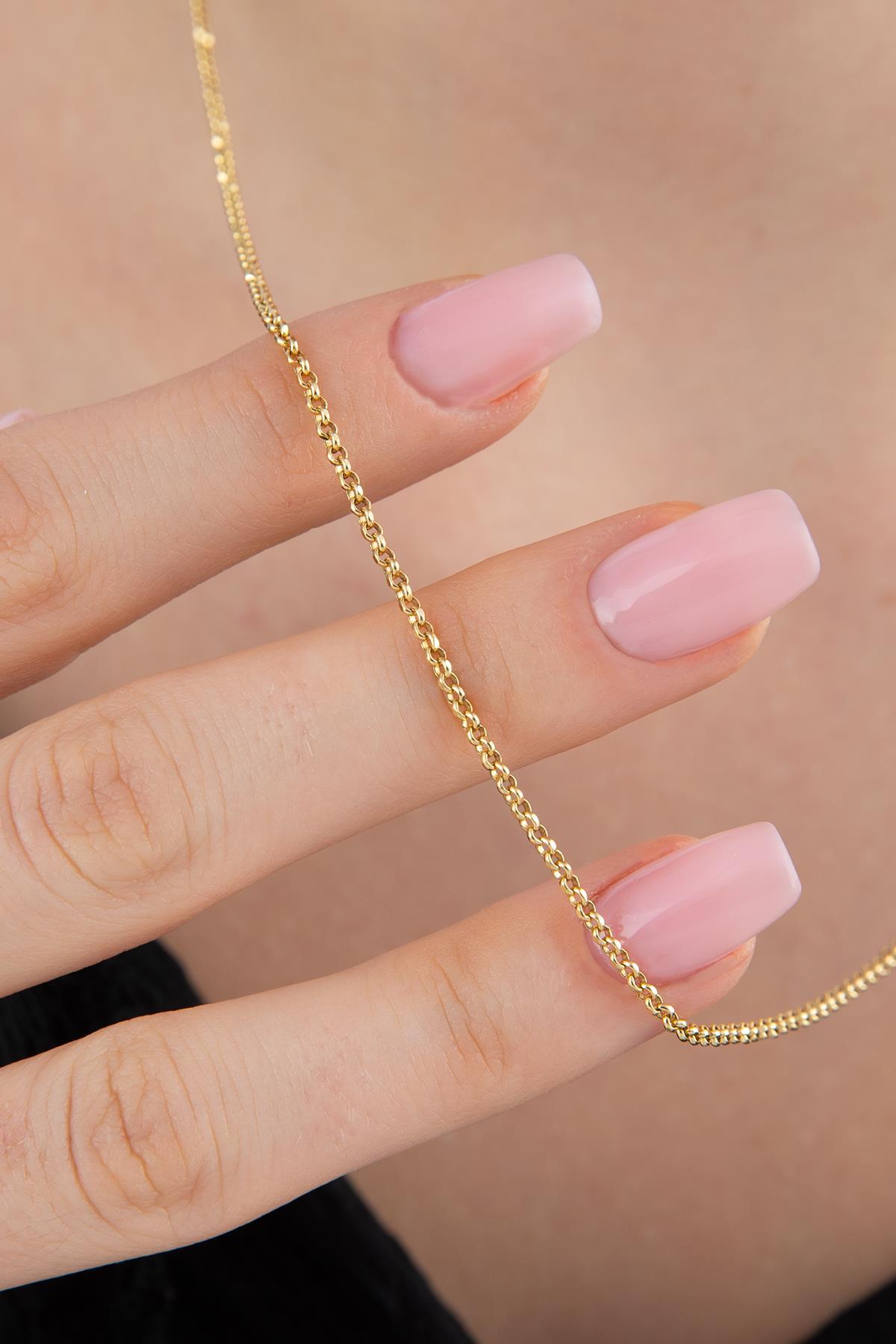 14 Ayar Altın Doch Zincir Kolye 1.70 mm - Fiyonk Kuyumculuk (1)