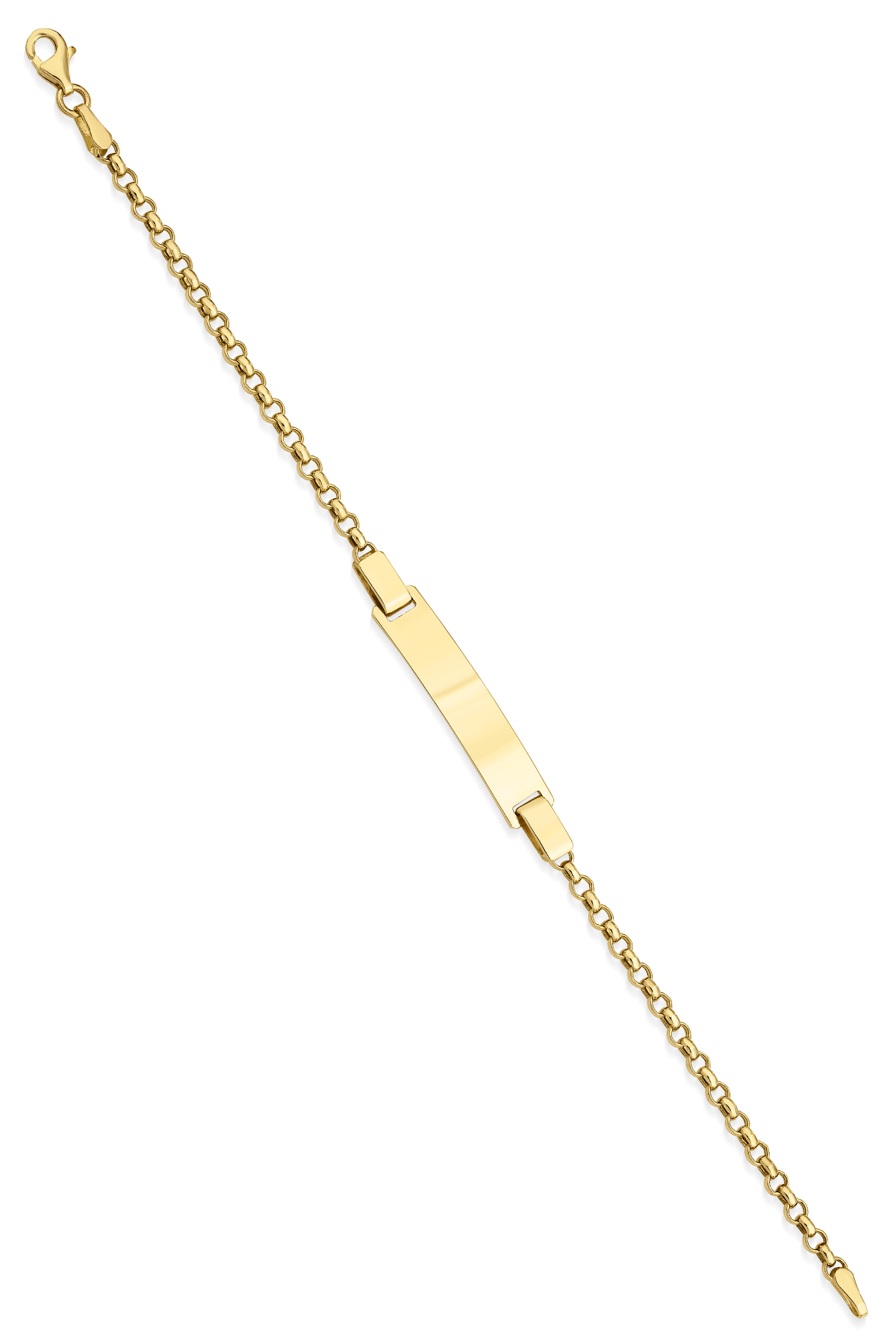 14 Ayar Altın Doch Zincirli Çocuk Künyesi - Fiyonk Kuyumculuk (1)