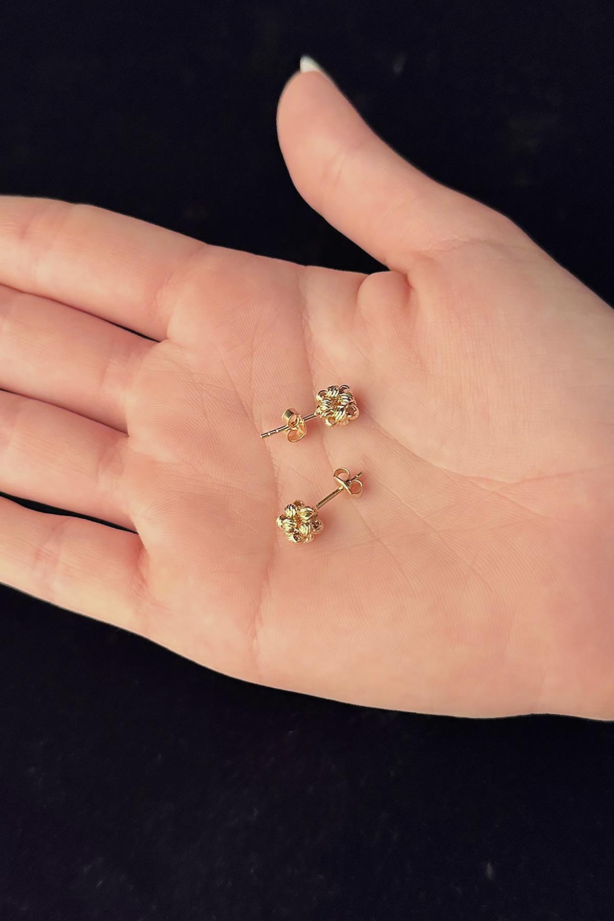 14 Ayar Altın Dorika Küpe - Fiyonk Kuyumculuk (1)