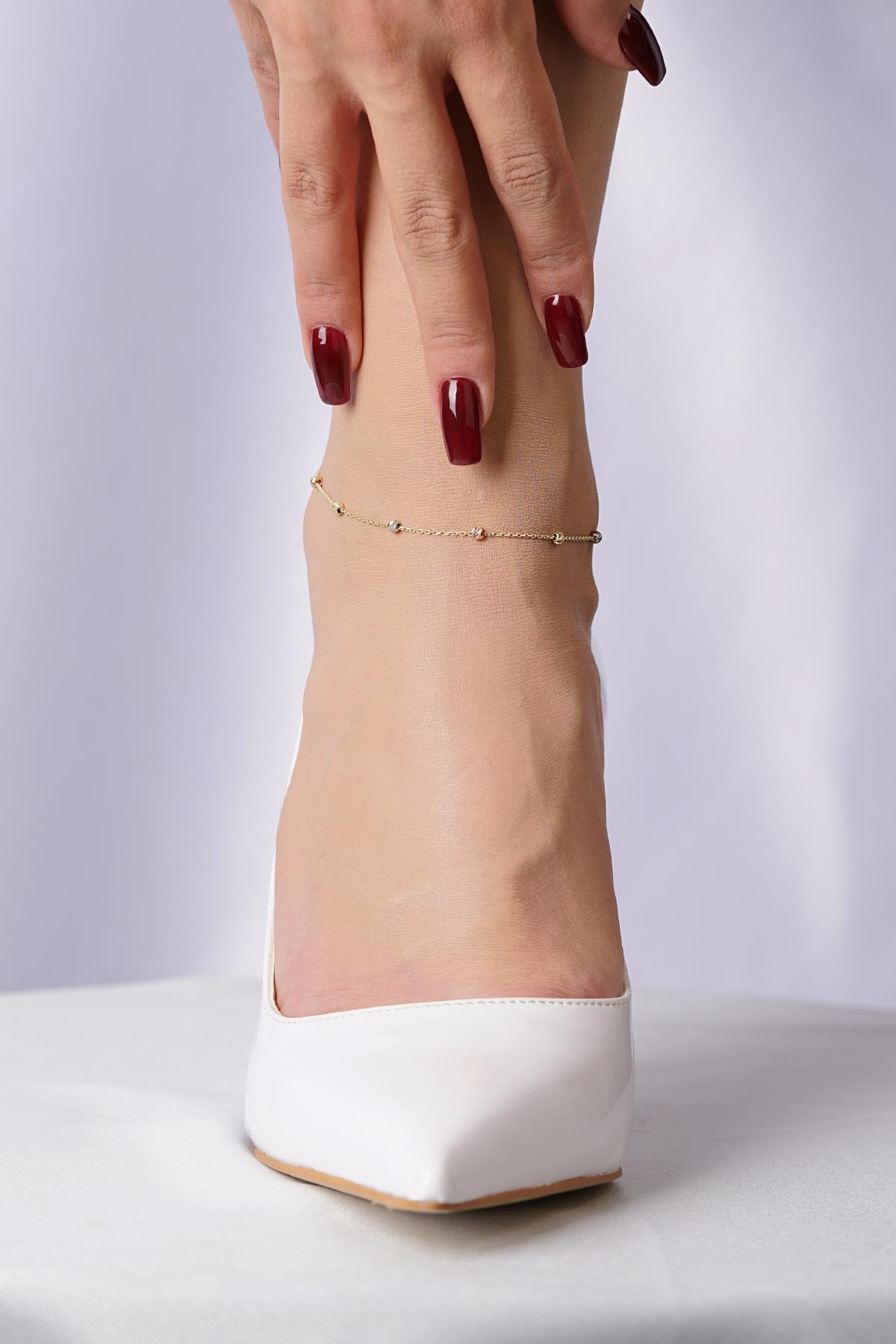 14 Ayar Altın Dorika Toplu Halhal - Fiyonk Kuyumculuk (1)