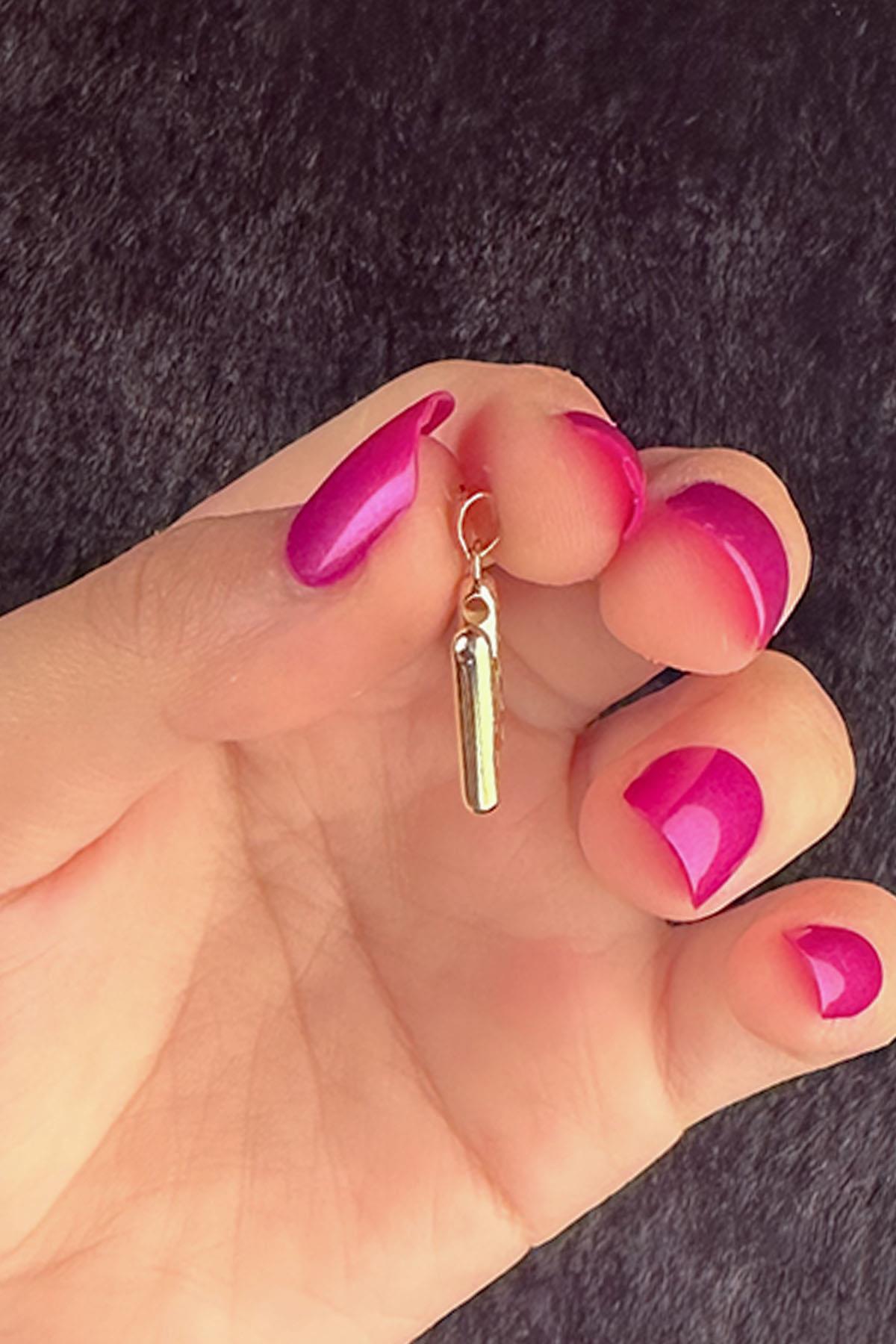 14 Ayar Altın H Harf Kolye Ucu - Fiyonk Kuyumculuk (1)