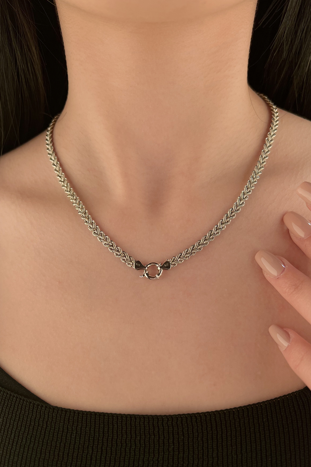 14 Ayar Altın Örgü Kolye 4.80 mm - Fiyonk Kuyumculuk (1)