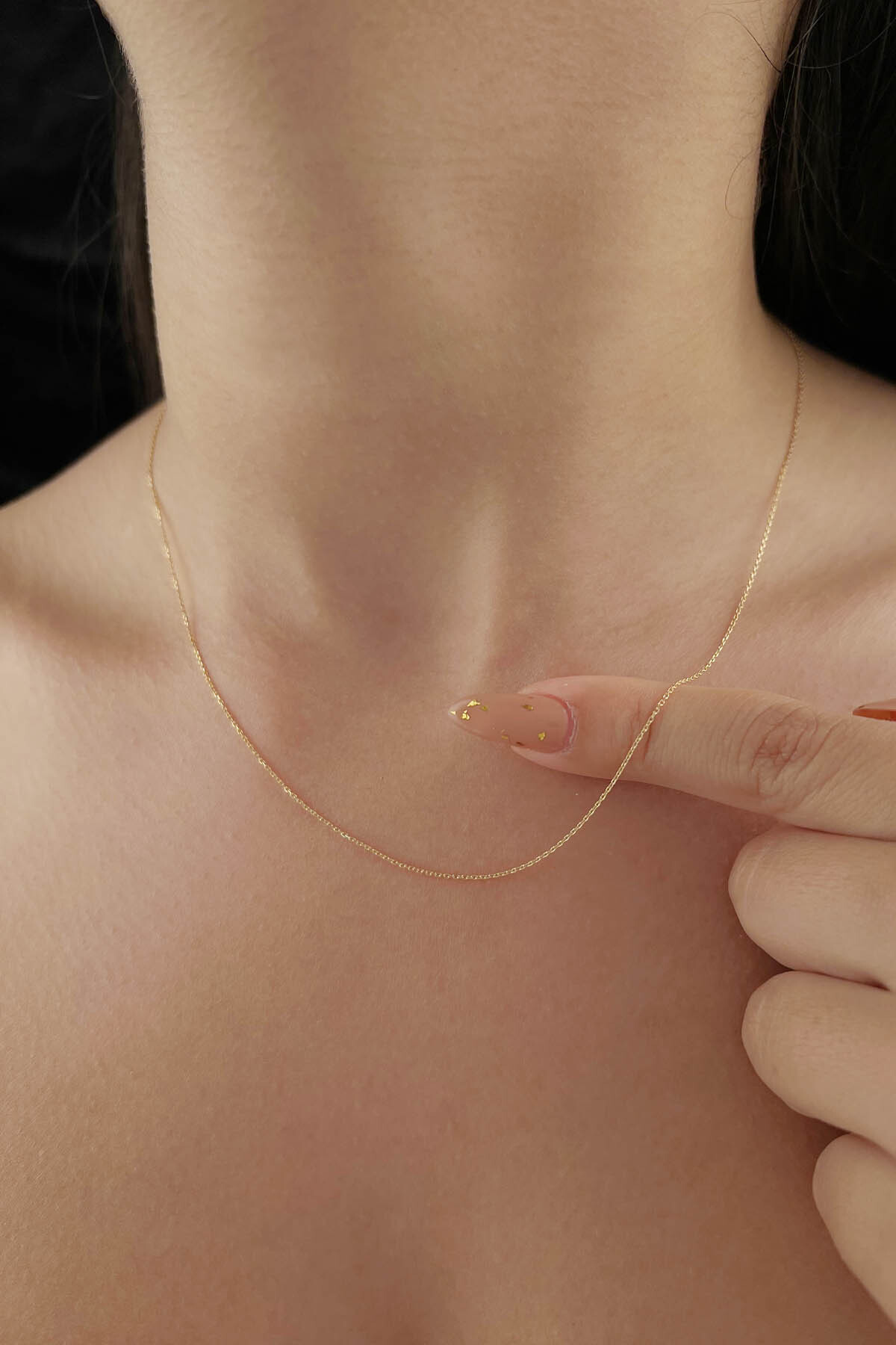 14 Ayar Altın Forse Zincir 0,80 mm (25F) - Fiyonk Kuyumculuk