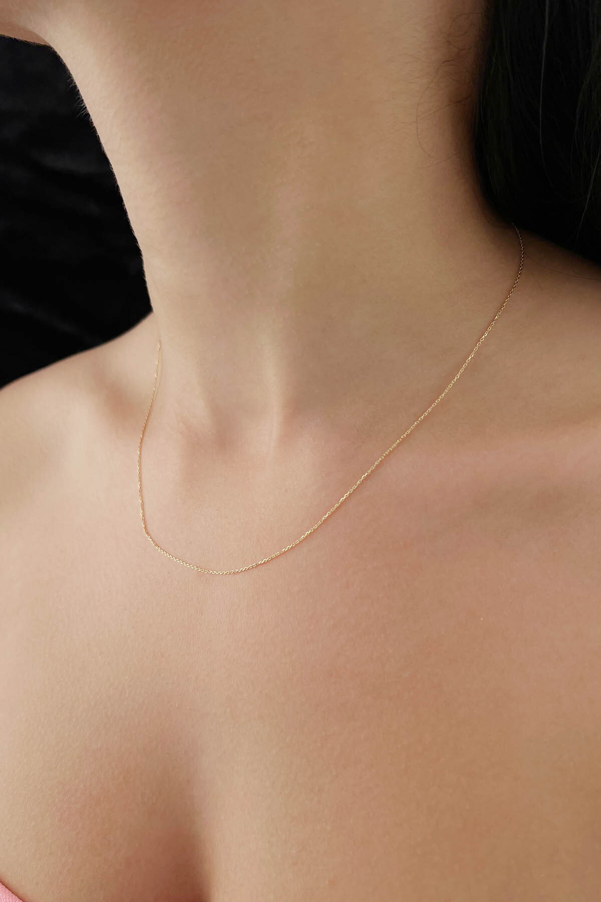 14 Ayar Altın Forse Zincir 0,80 mm (25F) - Fiyonk Kuyumculuk (1)