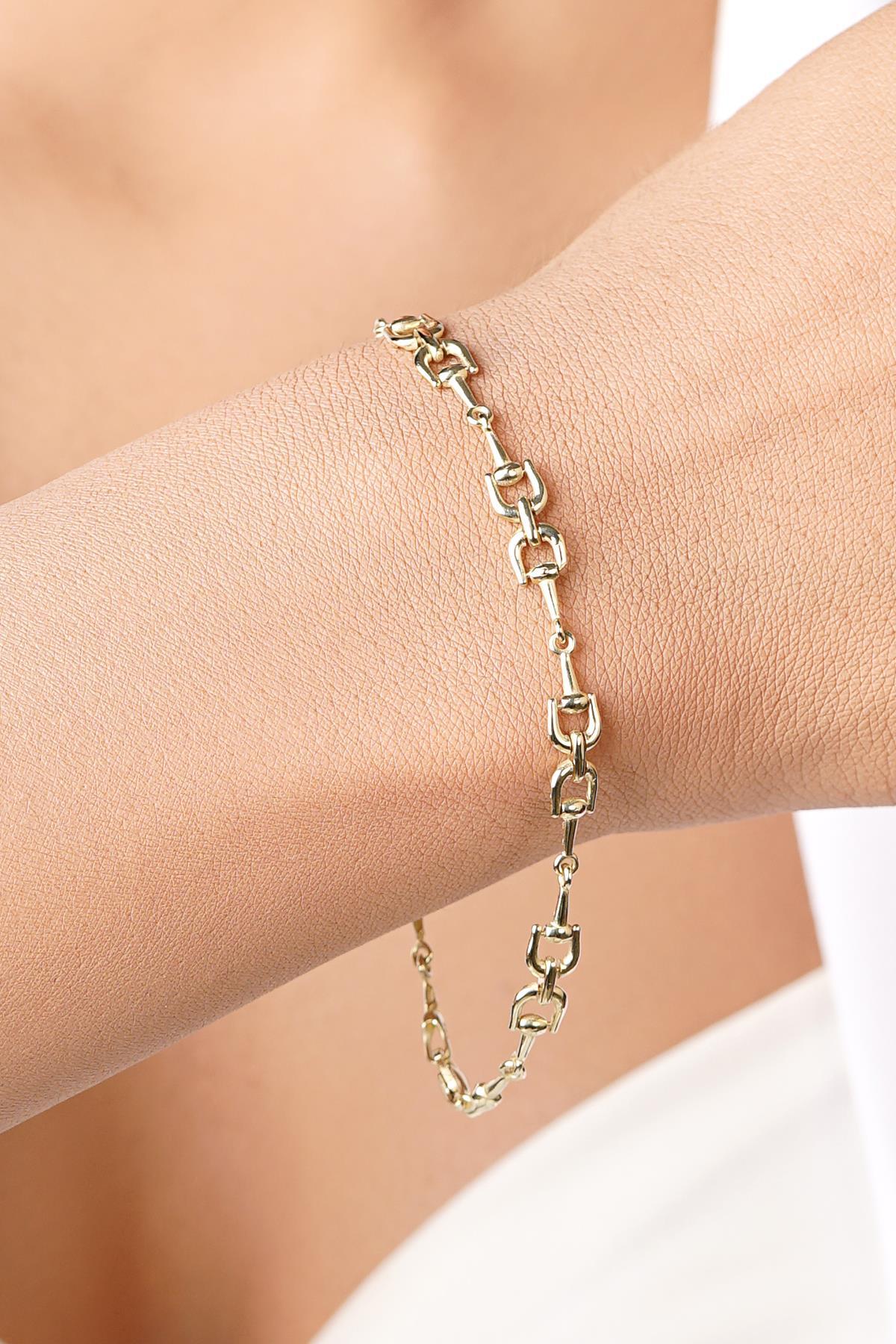 14 Ayar Altın İnferno Bileklik - Fiyonk Kuyumculuk