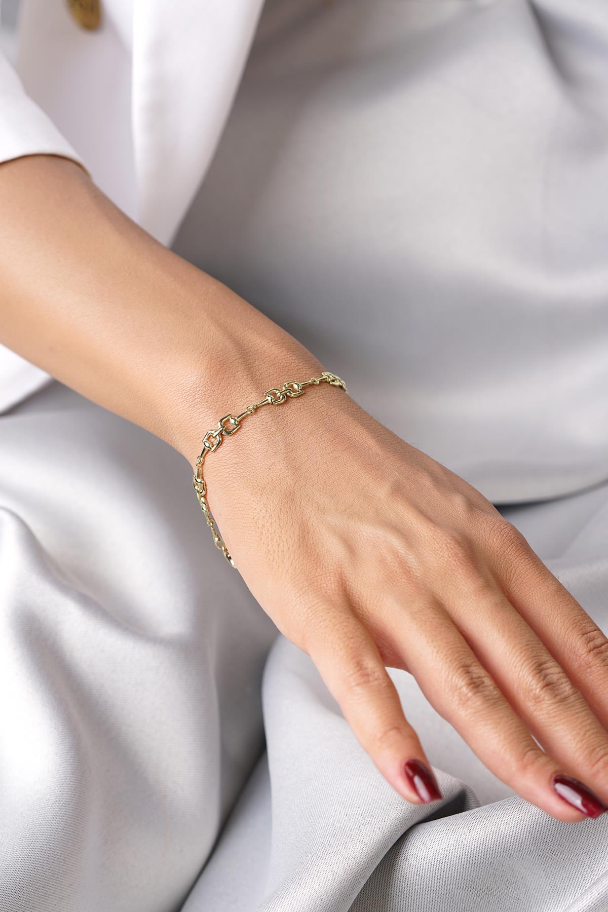 14 Ayar Altın İnferno Bileklik - Fiyonk Kuyumculuk (1)