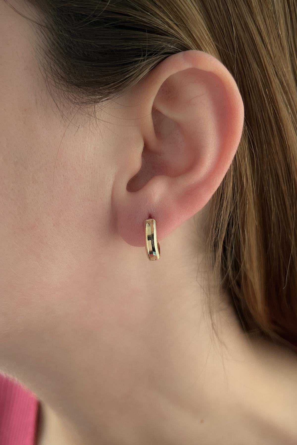 14 Ayar Altın Işıltılı Halka Küpe 3 - Fiyonk Kuyumculuk (1)