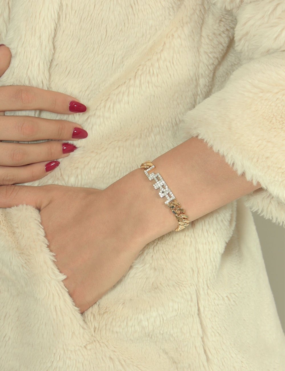 14 Ayar Altın Kişiye Özel İsimli Künye Pırlanta Taşlı - Fiyonk Kuyumculuk (1)