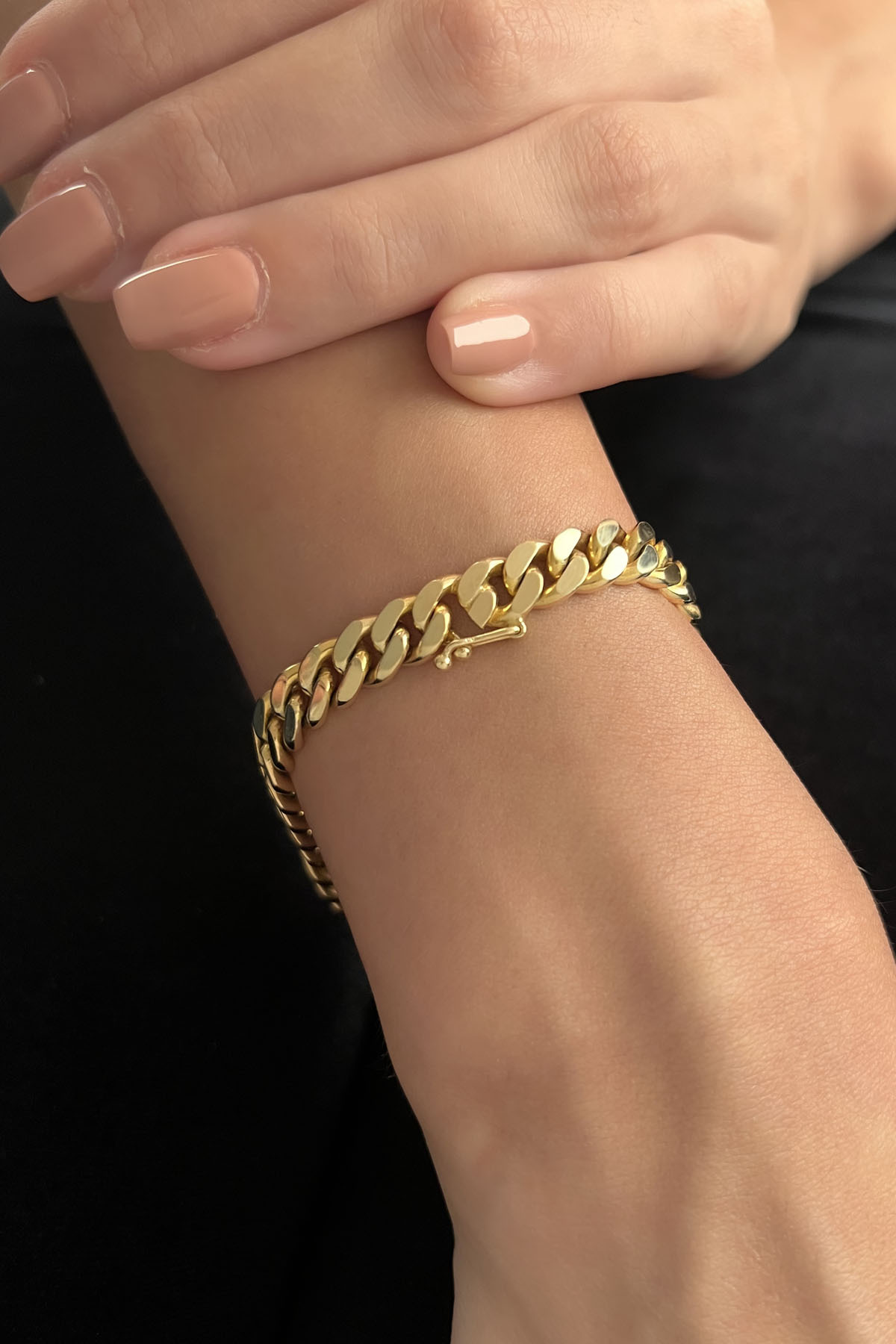 14 Ayar Altın İsimli Künye Bileklik 7,25 mm - Fiyonk Kuyumculuk (1)