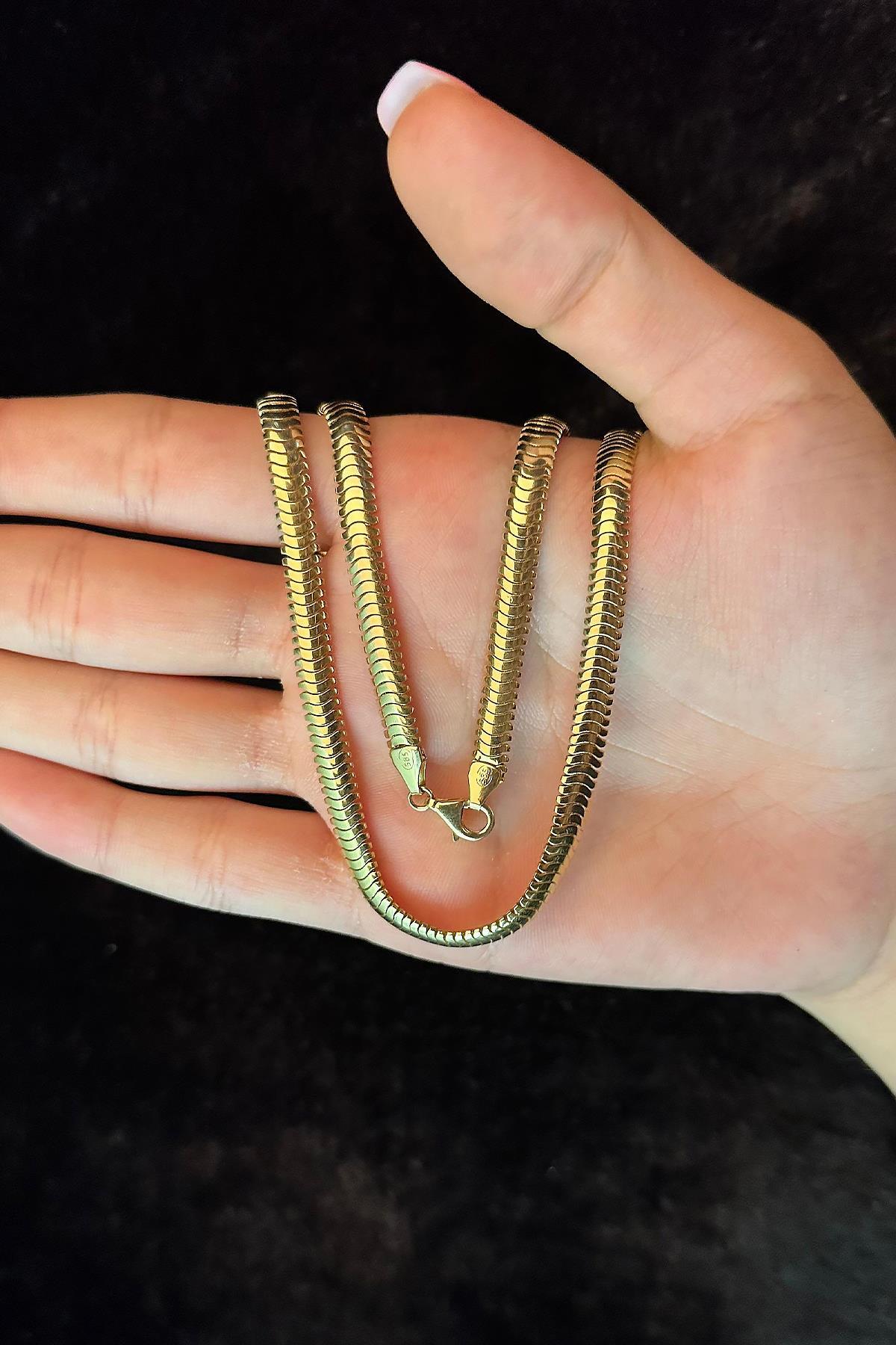 14 Ayar Altın İtalyan Kolye 5.80 mm - Fiyonk Kuyumculuk (1)