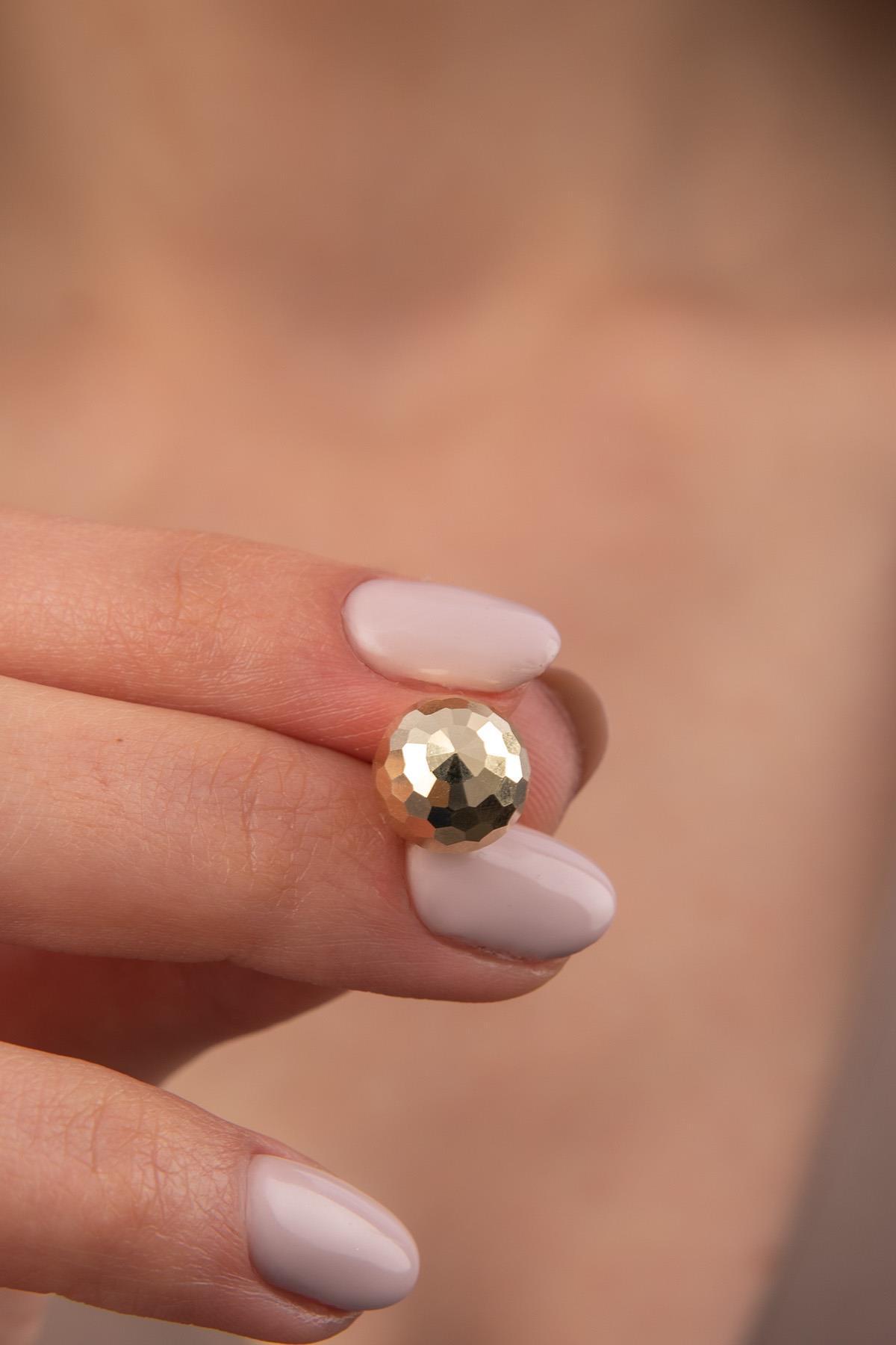 14 Ayar Altın Kalemli Büyük Top Kolye Ucu - Fiyonk Kuyumculuk (1)