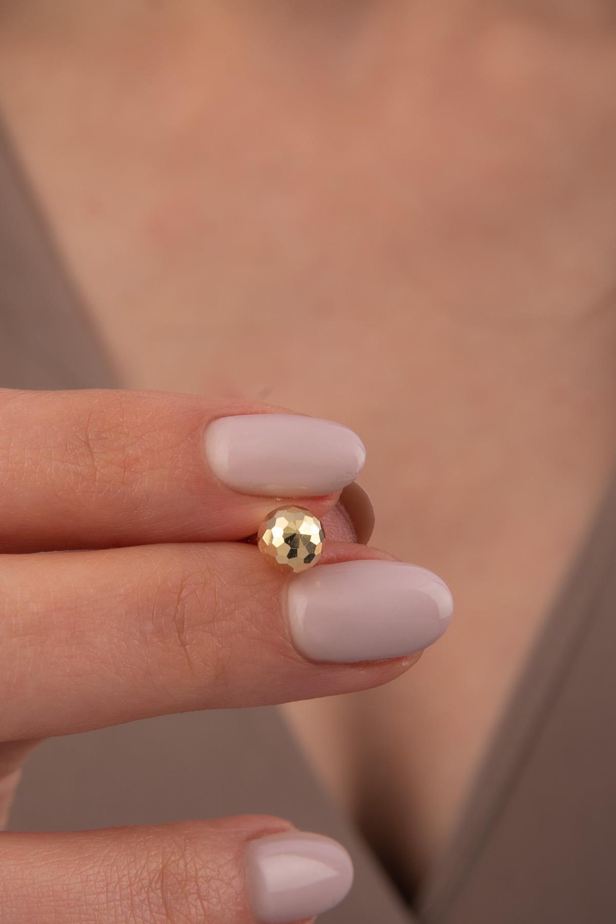 14 Ayar Altın Kalemli Mini Top Kolye Ucu - Fiyonk Kuyumculuk (1)