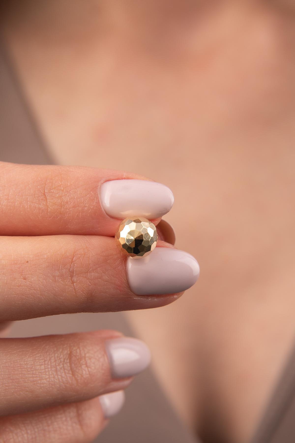 14 Ayar Altın Kalemli Orta Top Kolye Ucu - Fiyonk Kuyumculuk (1)