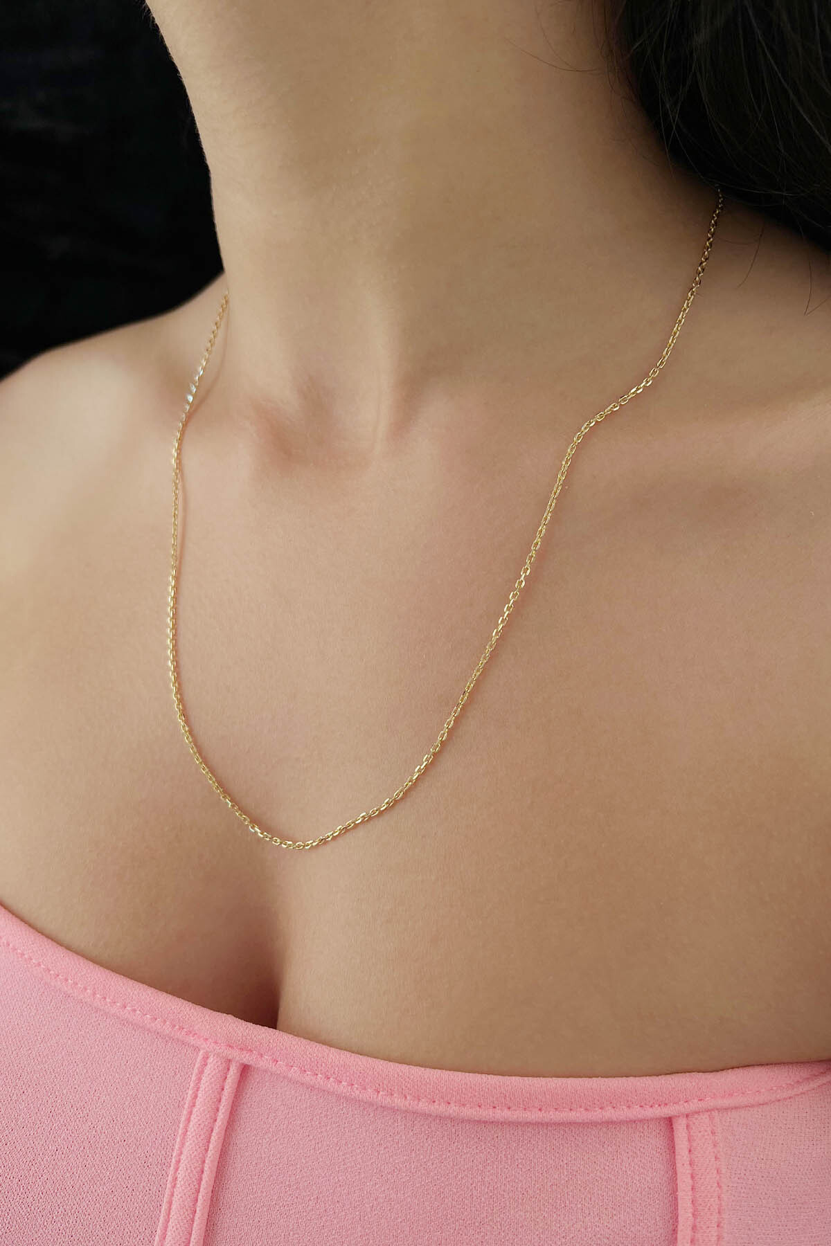 14 Ayar Altın Forse Zincir 1,68 mm - Fiyonk Kuyumculuk (1)