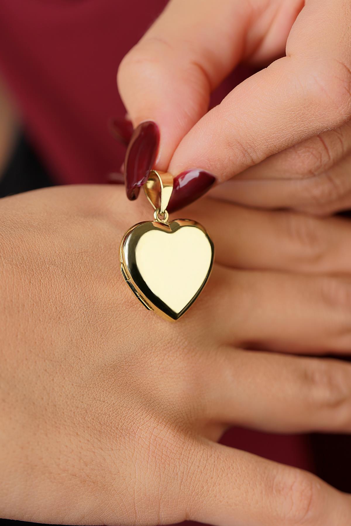 14 Ayar Altın Kapaklı Kalp Kolye Ucu 3 - Fiyonk Kuyumculuk (1)