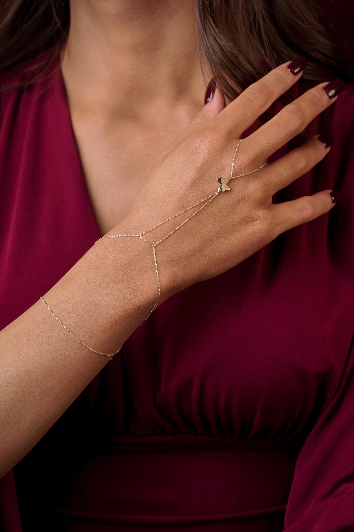 14 Ayar Altın Kelebek Şahmeran - Fiyonk Kuyumculuk (1)