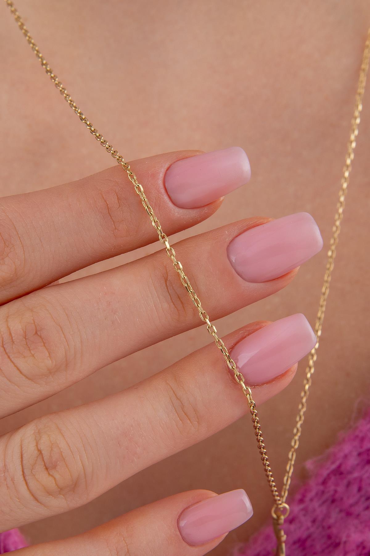 14 Ayar Altın Kişiye Özel İsimli Kolye - Fiyonk Kuyumculuk (1)