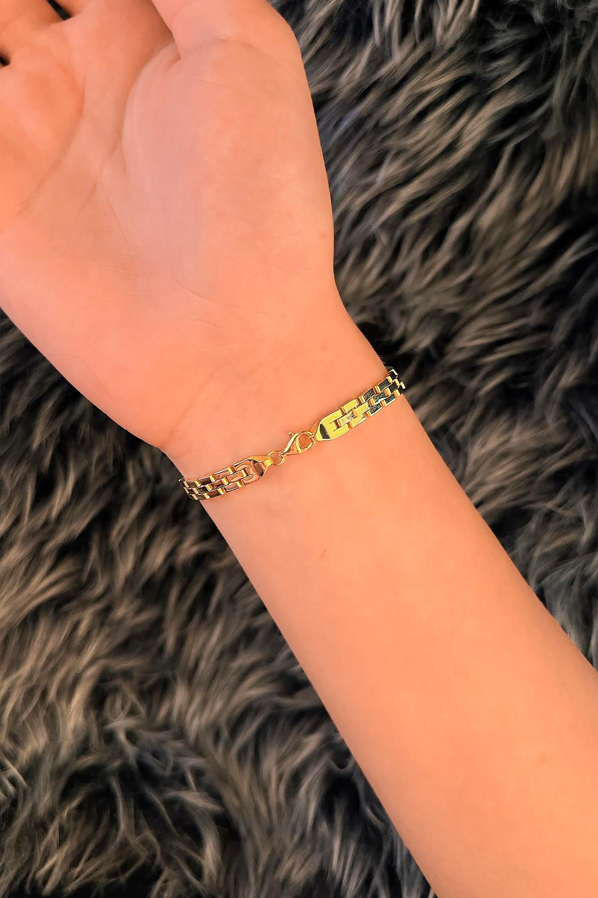 14 Ayar Altın Kordon Bileklik - Fiyonk Kuyumculuk (1)