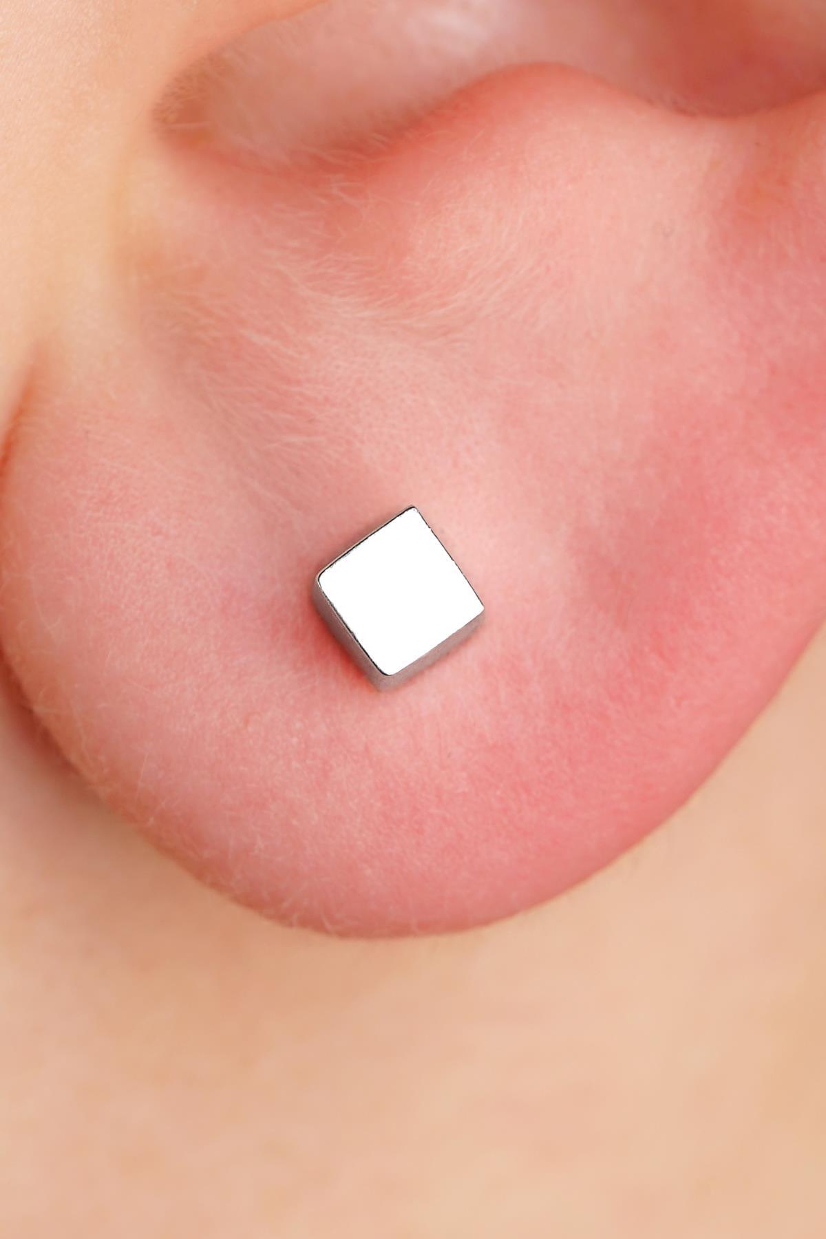 14 Ayar Altın Küp Küpe Erkek - Fiyonk Kuyumculuk (1)