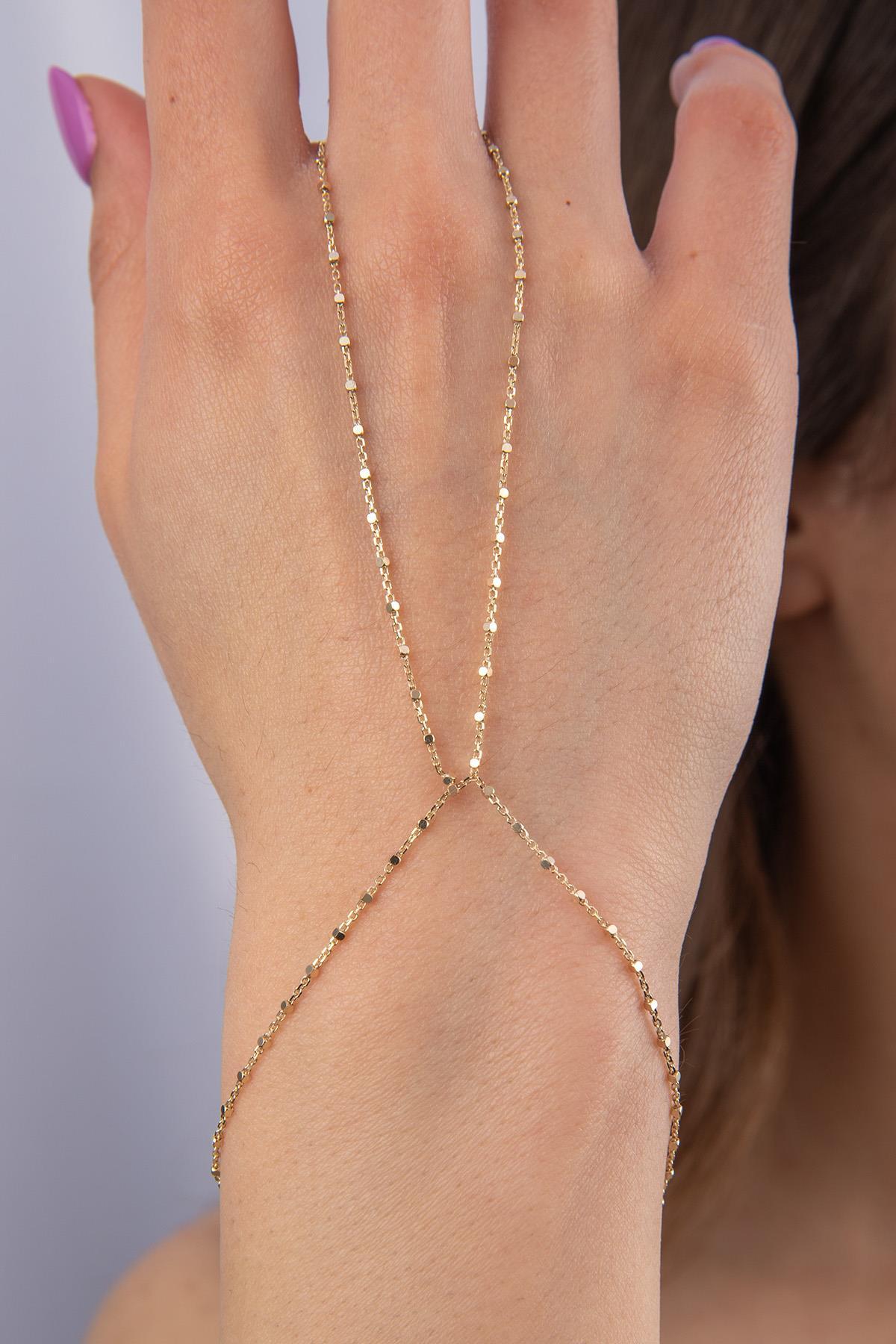 14 Ayar Altın Sık Küp Şahmeran - Fiyonk Kuyumculuk (1)