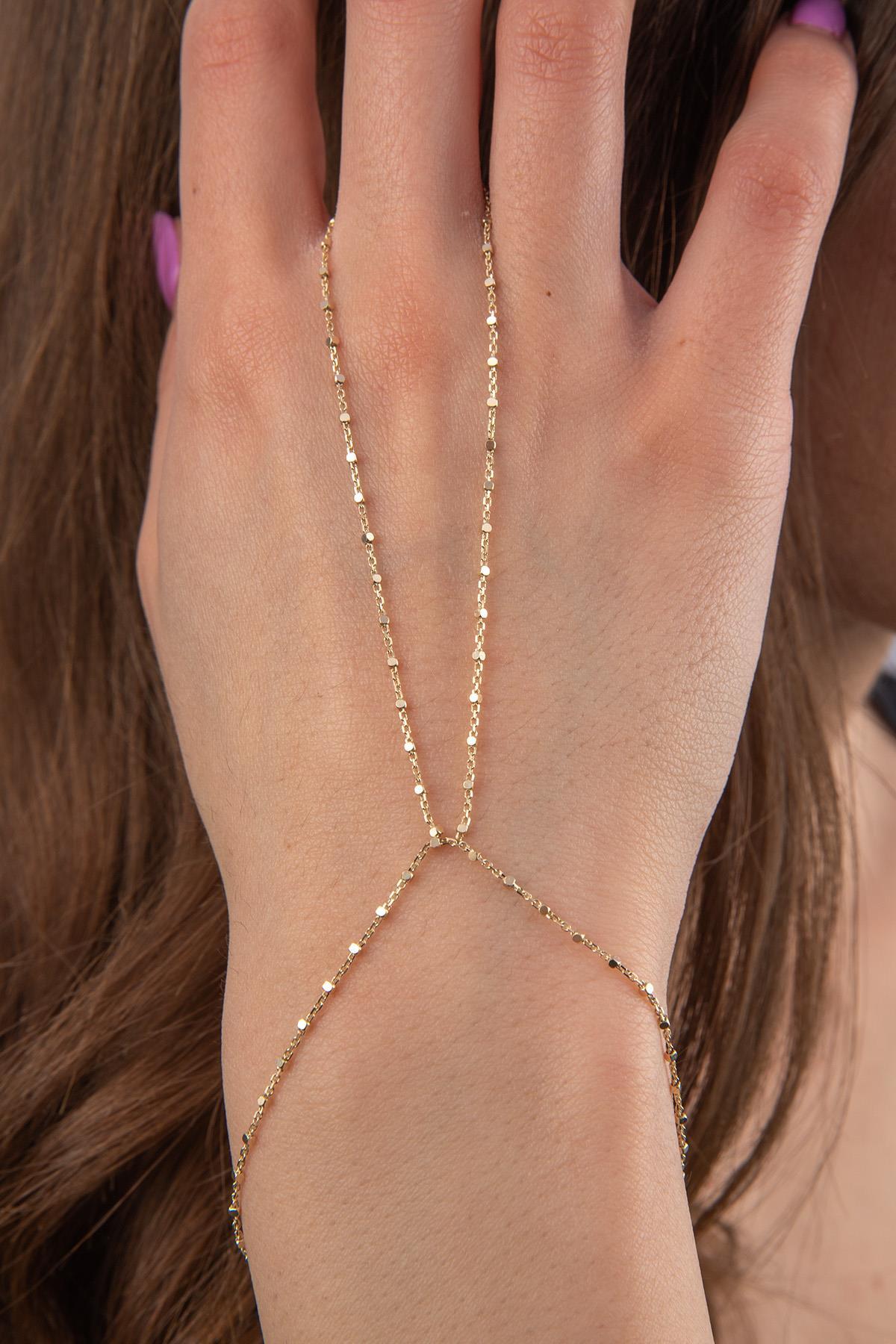 14 Ayar Altın Sık Küp Şahmeran - Fiyonk Kuyumculuk (1)