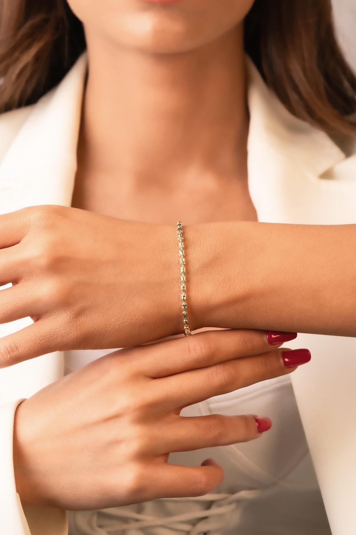 14 Ayar Altın Linda Bileklik - Fiyonk Kuyumculuk (1)