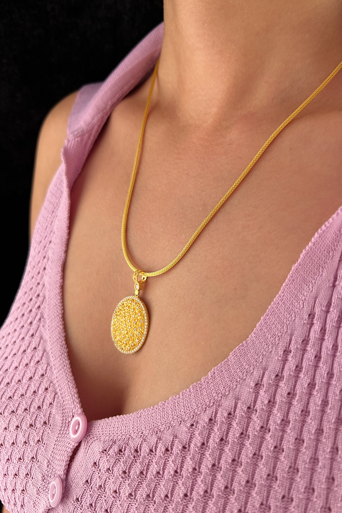 14 Ayar Altın Madalyon Kolye 1 - Fiyonk Kuyumculuk (1)