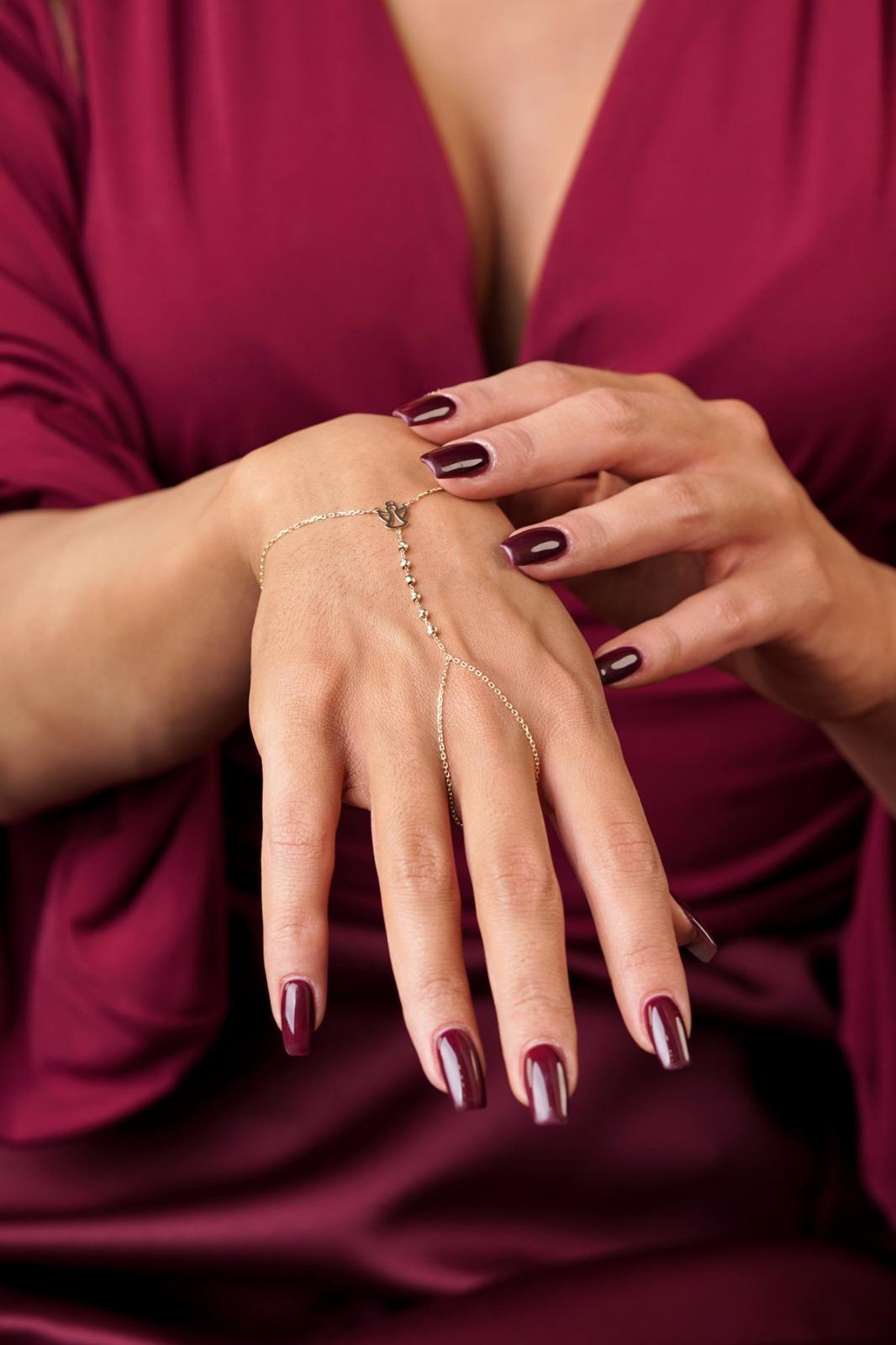 14 Ayar Altın Melek Objeli Dorika Şahmeran - Fiyonk Kuyumculuk