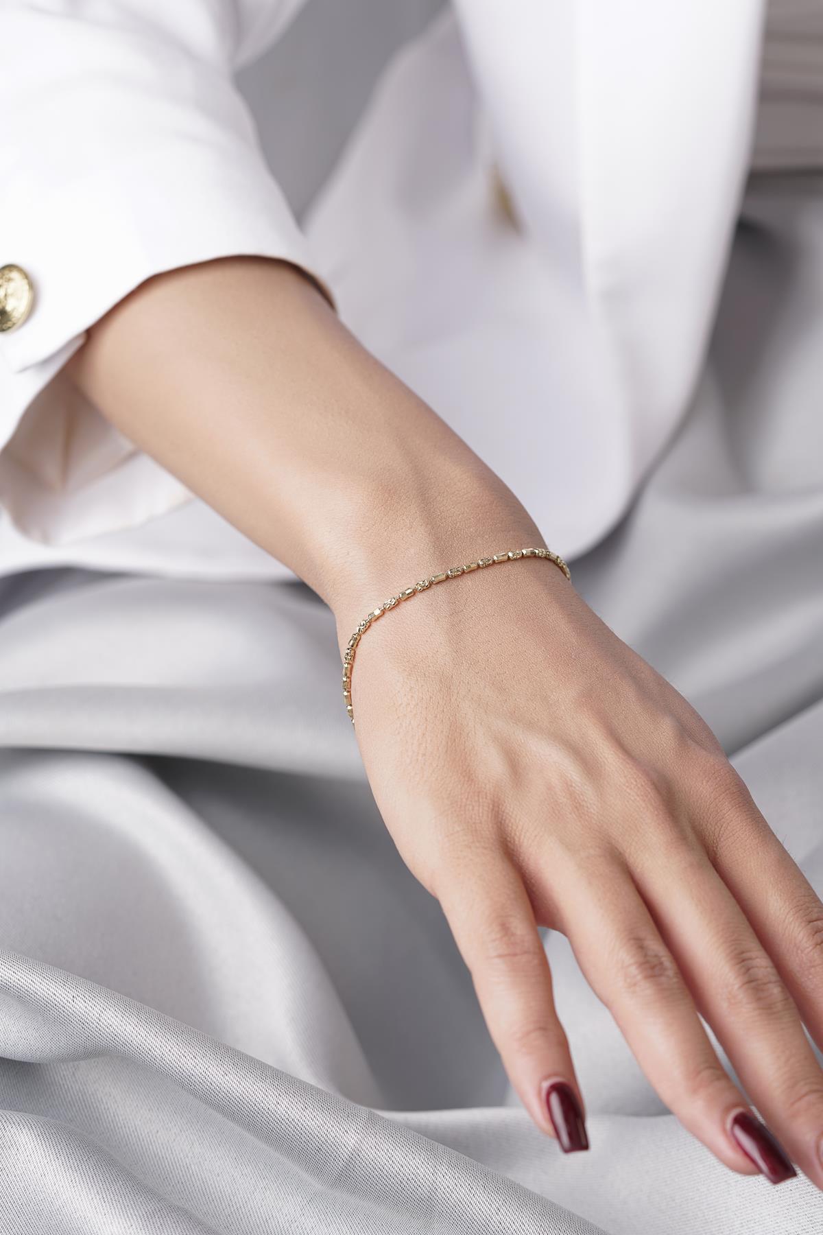 14 Ayar Altın Melissa Bileklik - Fiyonk Kuyumculuk (1)