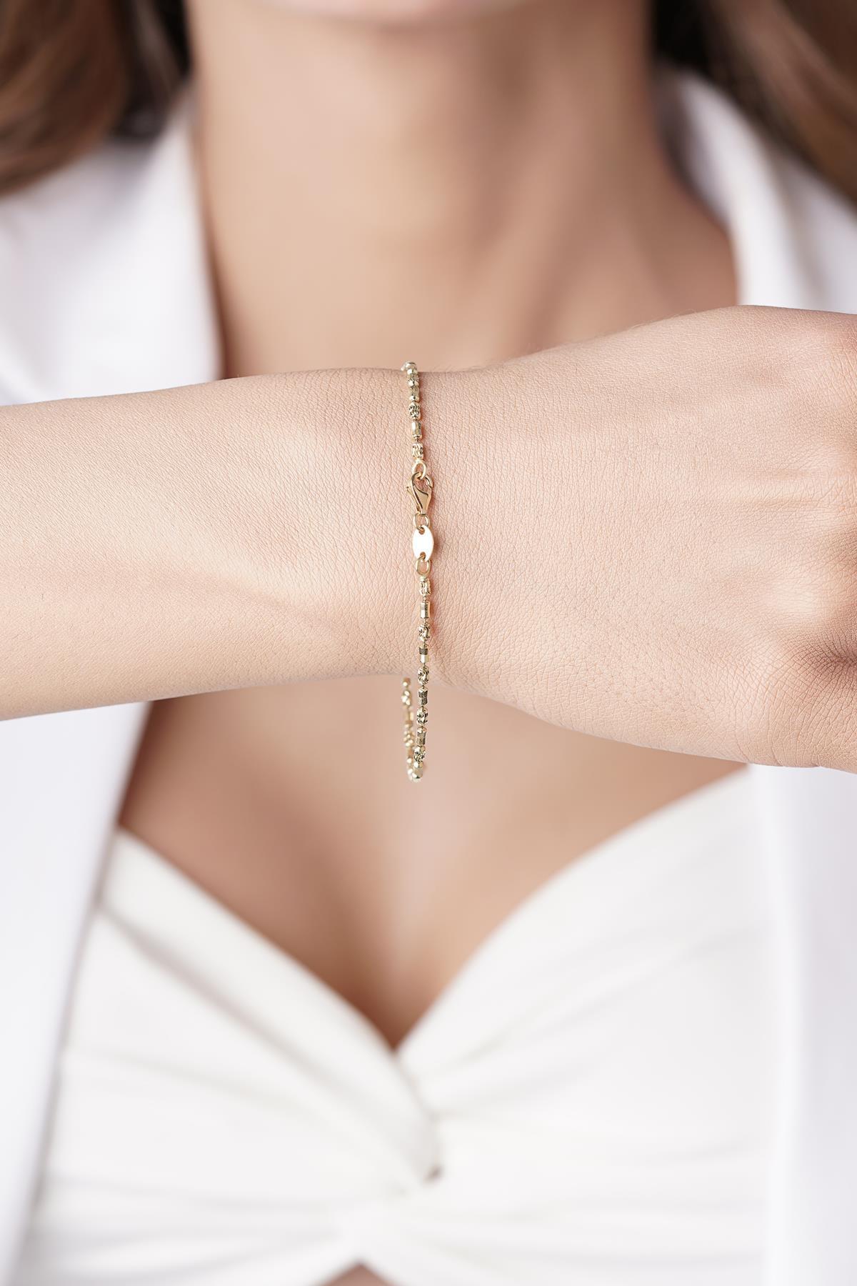 14 Ayar Altın Melissa Bileklik - Fiyonk Kuyumculuk (1)