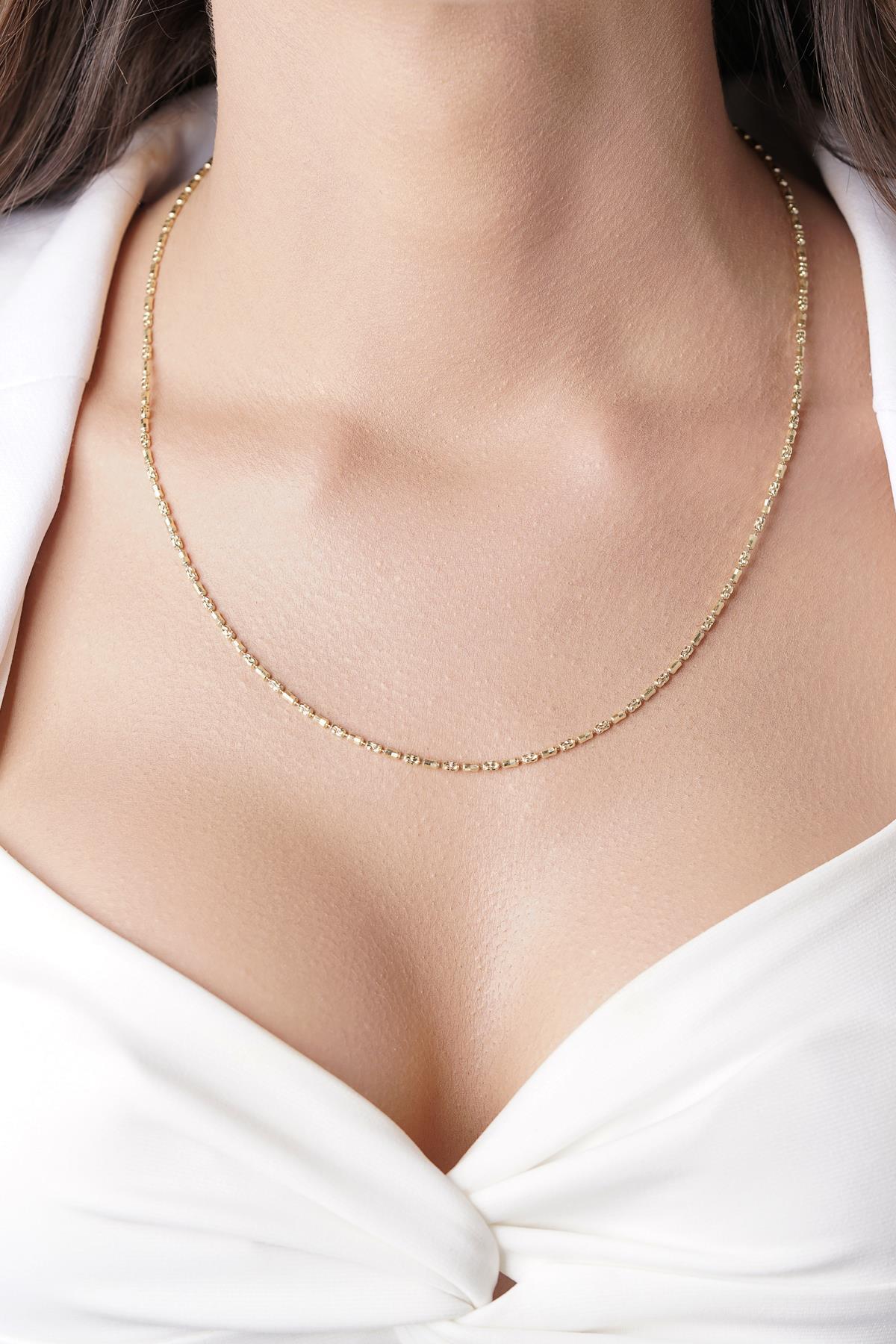 14 Ayar Altın Melissa Kolye - Fiyonk Kuyumculuk (1)