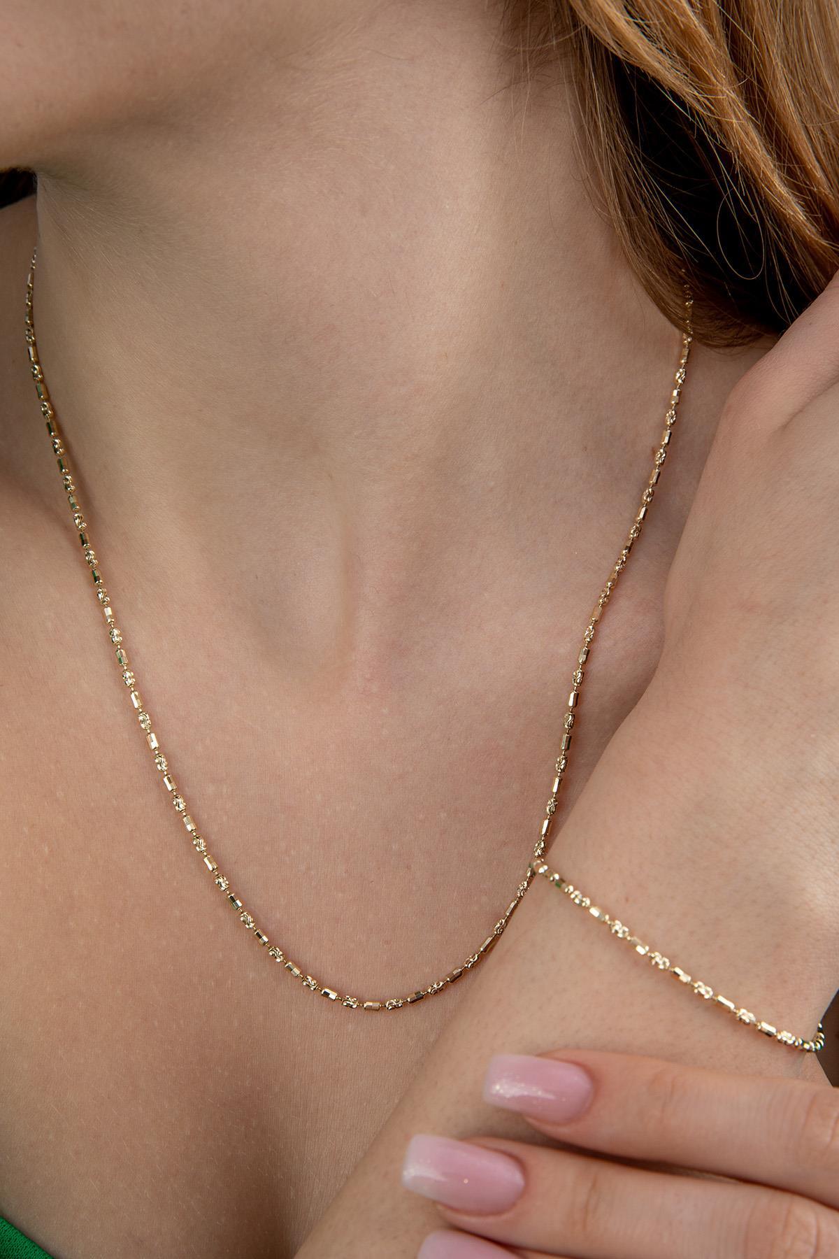 14 Ayar Altın Melissa Set - Fiyonk Kuyumculuk