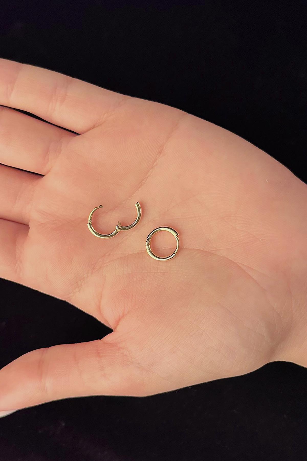 14 Ayar Altın Mini Halka Küpe 1 - Fiyonk Kuyumculuk (1)