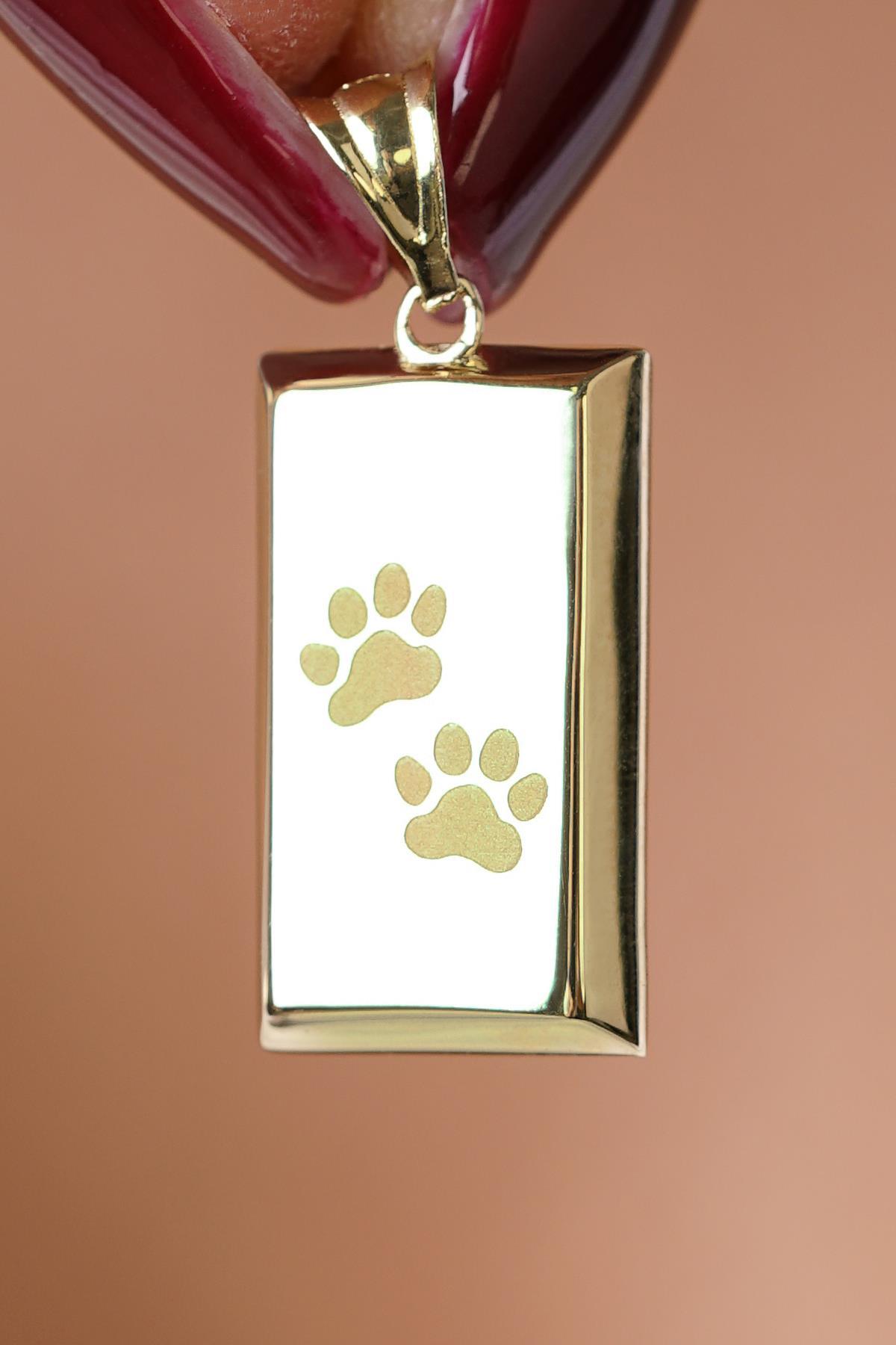 14 Ayar Altın Mini Külçe Kolye Ucu - Fiyonk Kuyumculuk