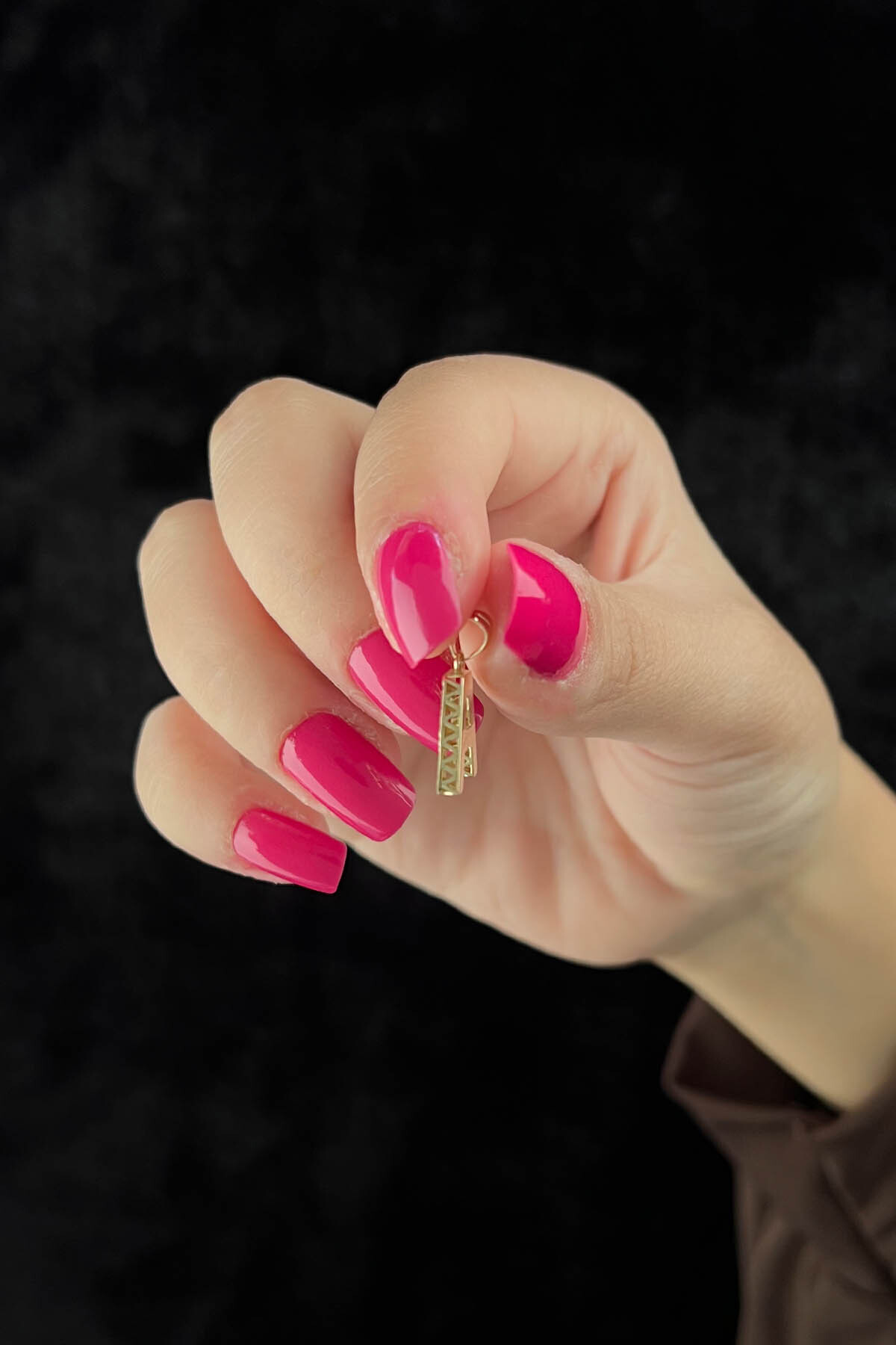 14 Ayar Altın Mini Shine Kolye Ucu A Harfi - Fiyonk Kuyumculuk (1)